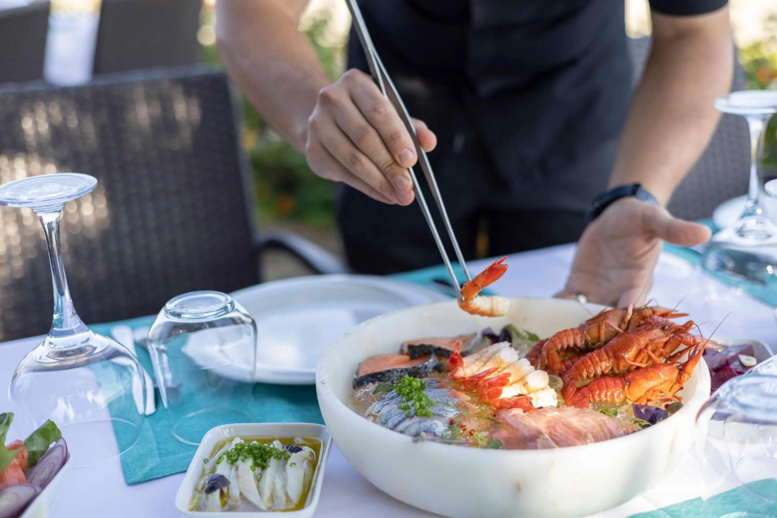 Food close-up in Akka Antedon Hotel - Premium All Inclusive