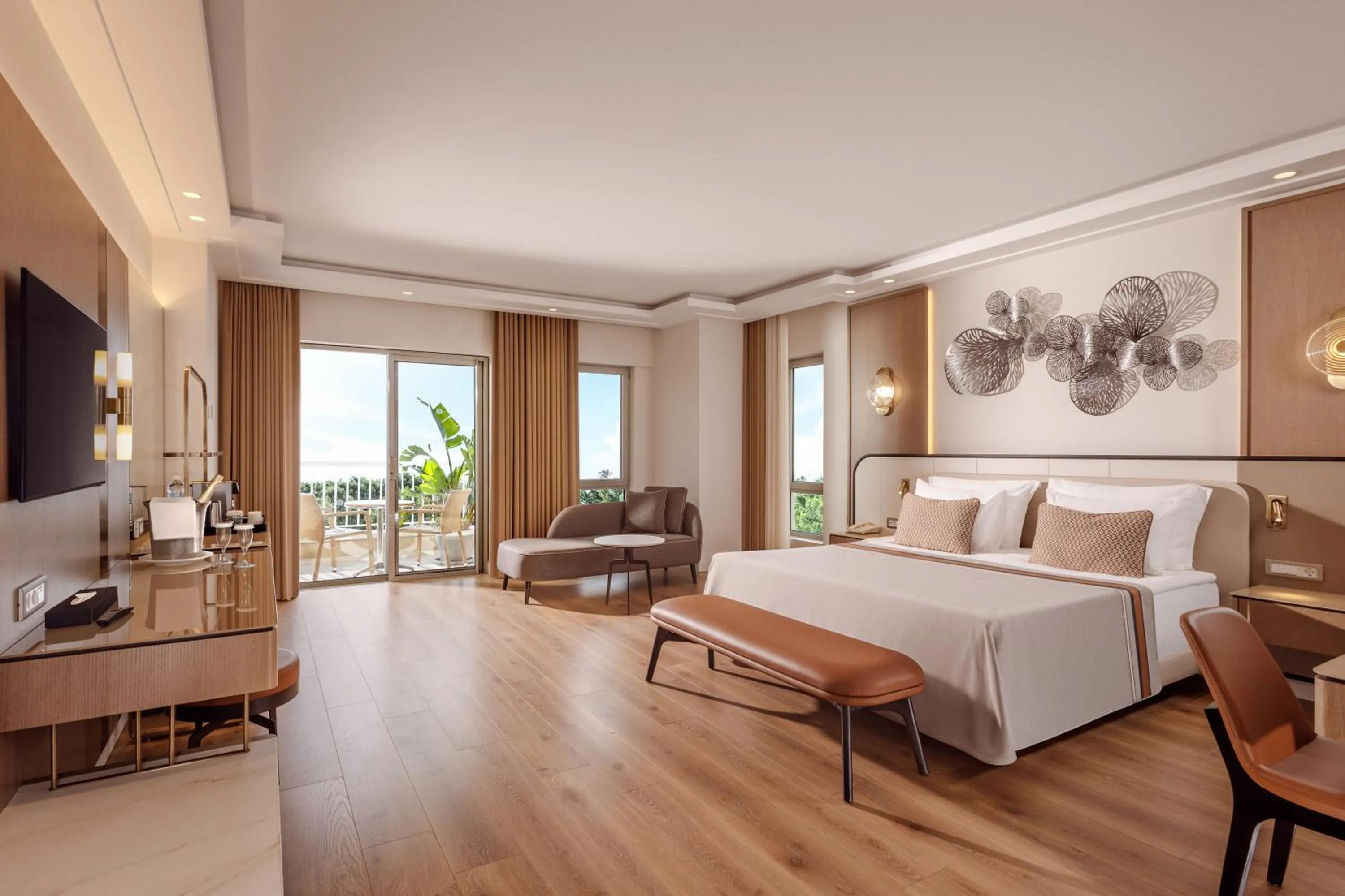 Bed in Akka Antedon Hotel - Premium All Inclusive