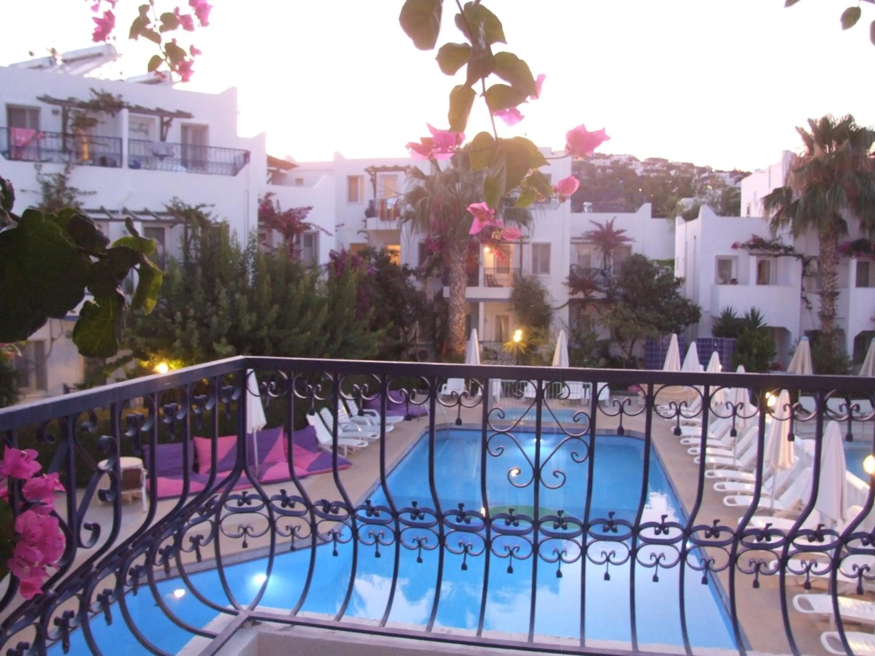 Pool view in Serhan Hotel