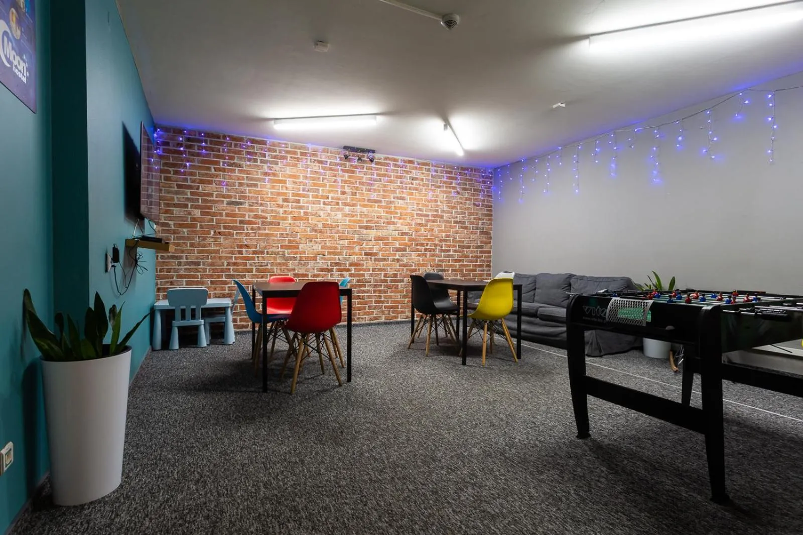 Living room in Moon Hostel Gdańsk