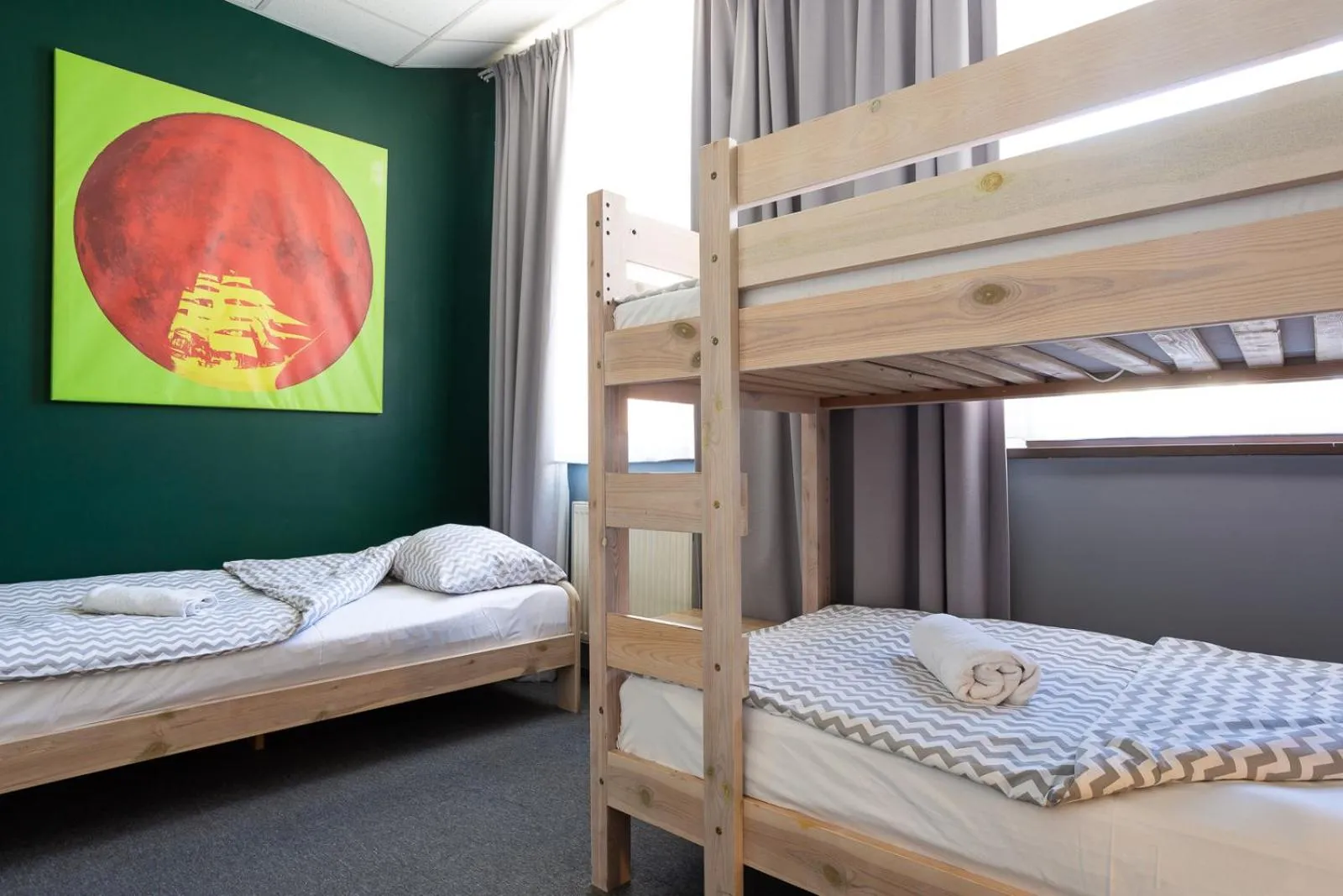 Bed in Moon Hostel Gdańsk