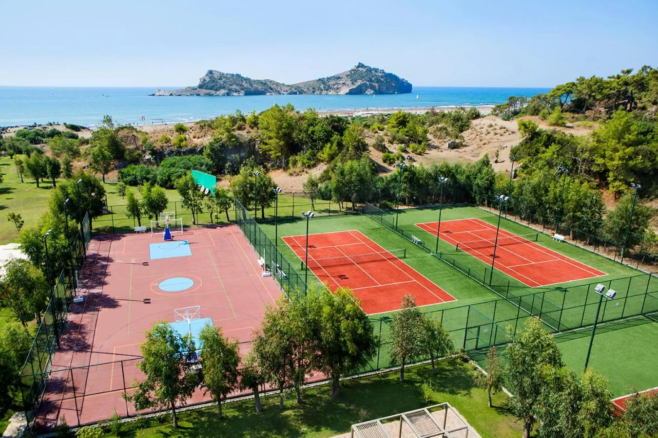 Tennis court in TUI BLUE Sarigerme Park