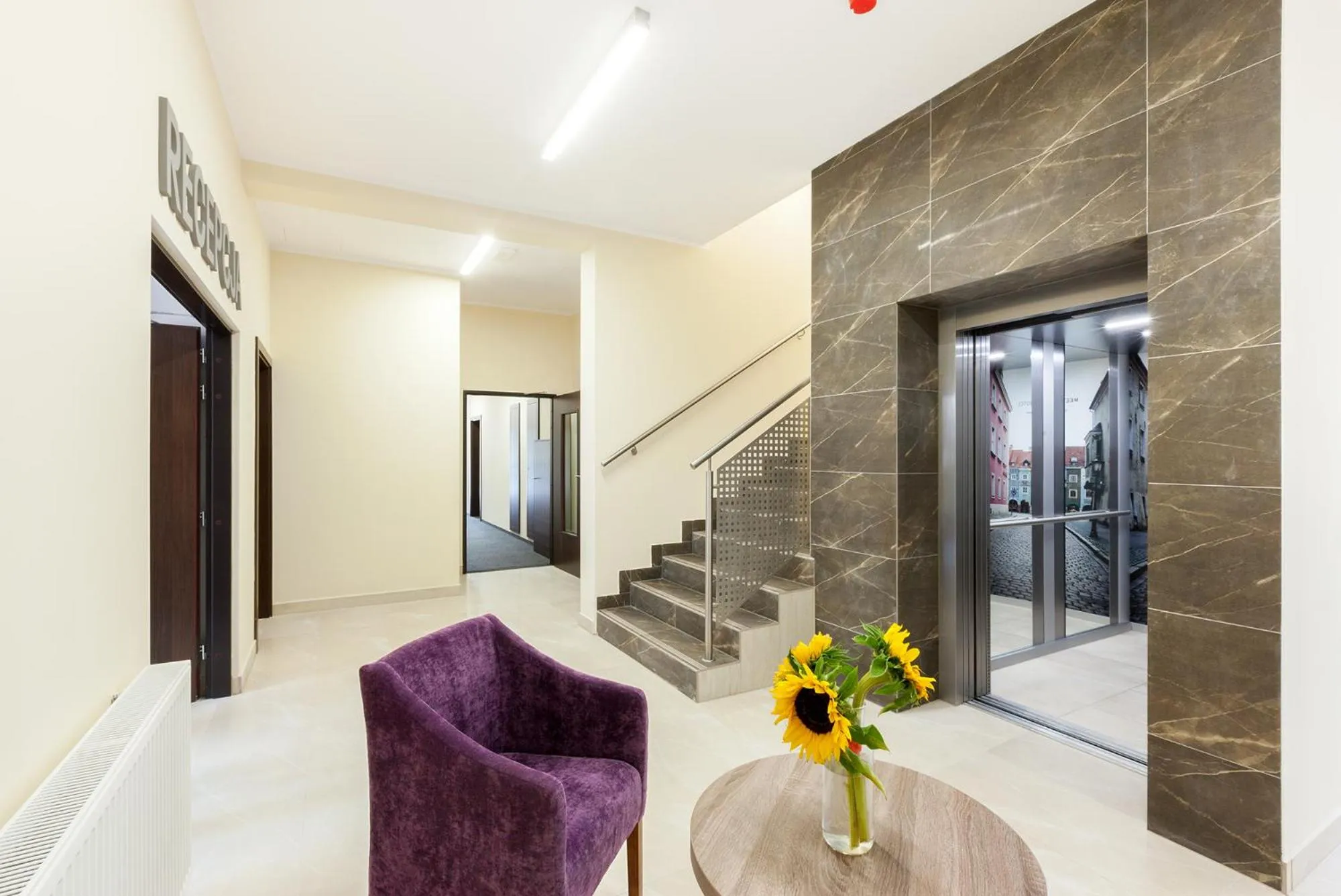 Lobby or reception in Meet Poznań Hotel