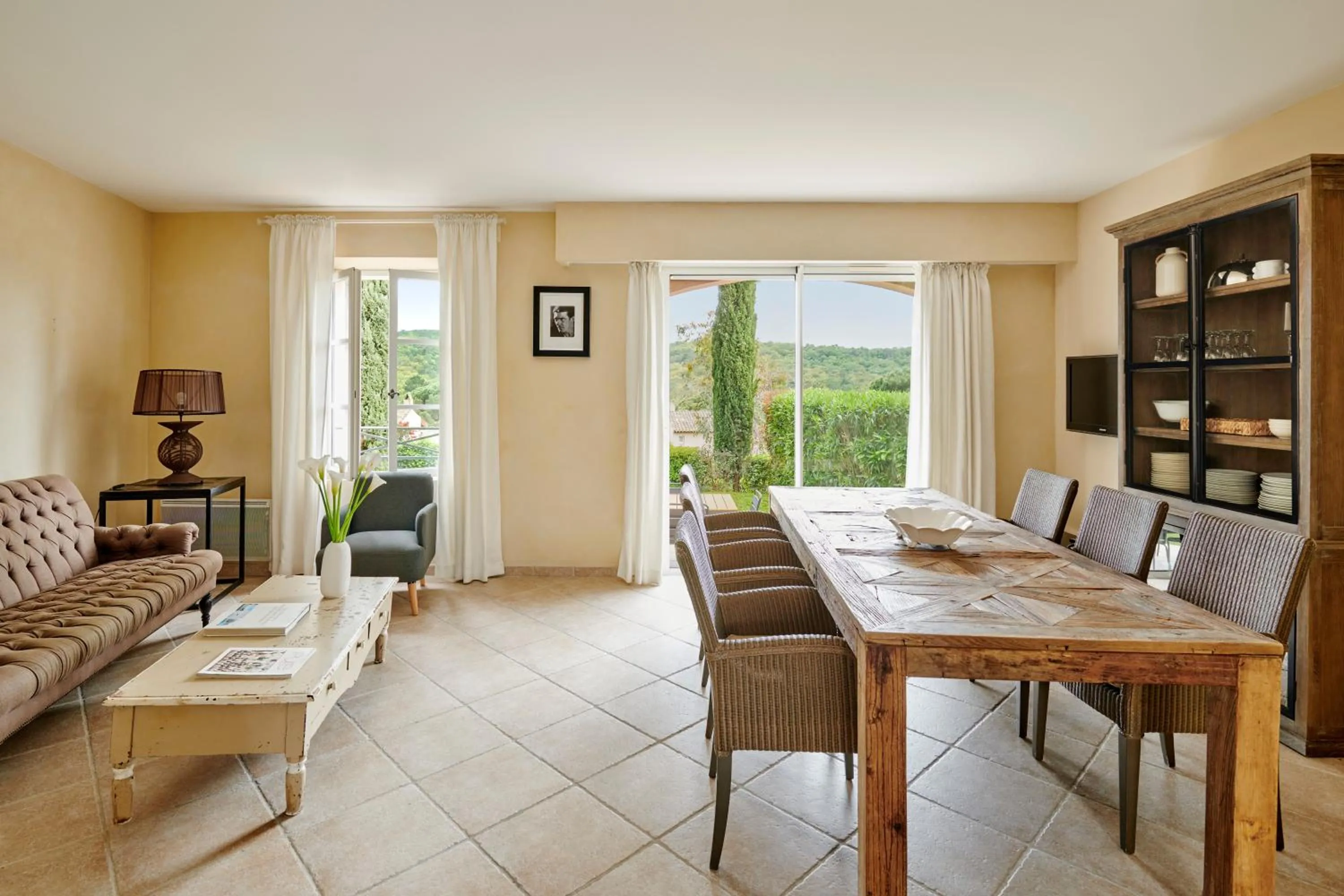 Living room in Saint-Tropez Golf Residences