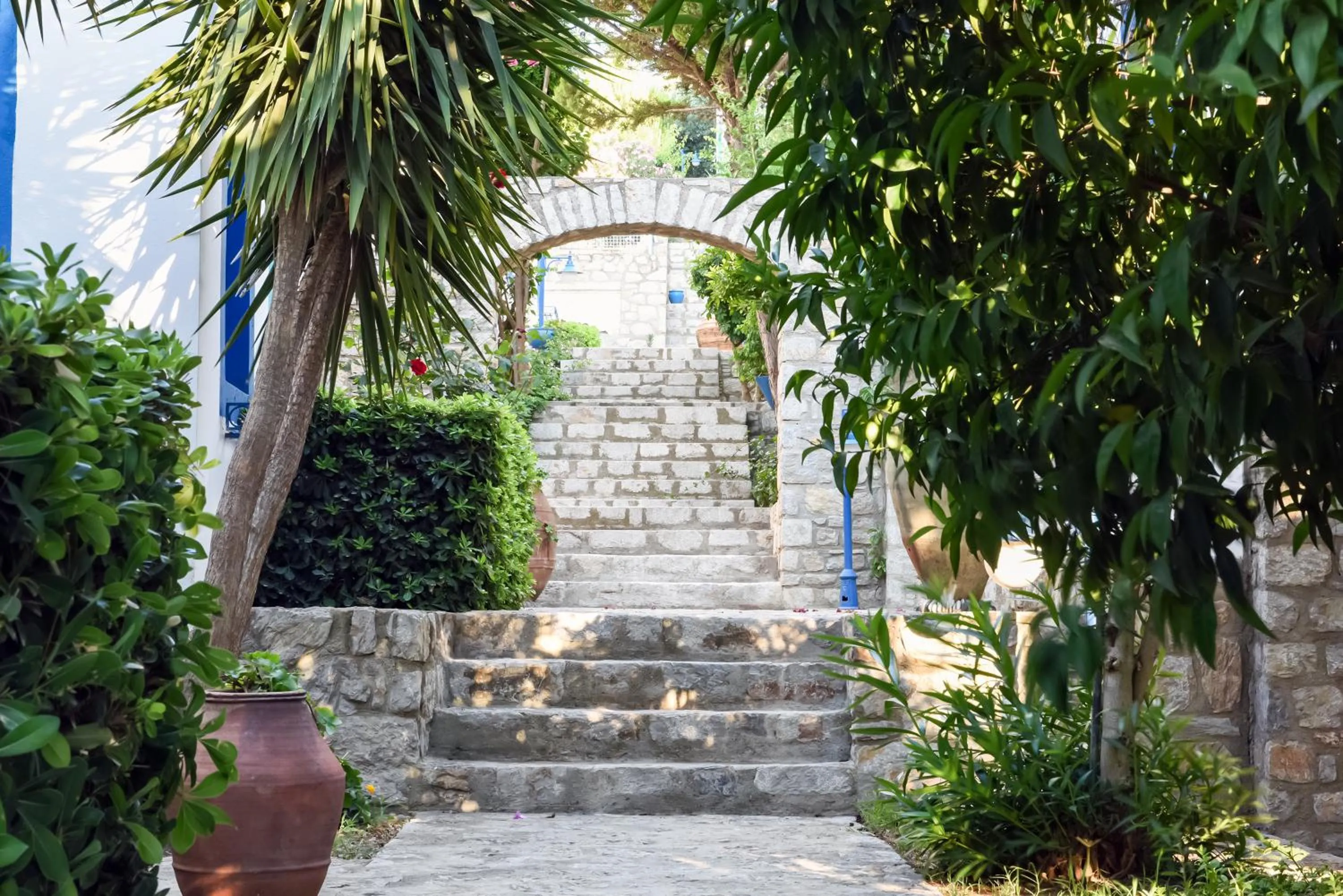 Garden view in Marphe Hotel