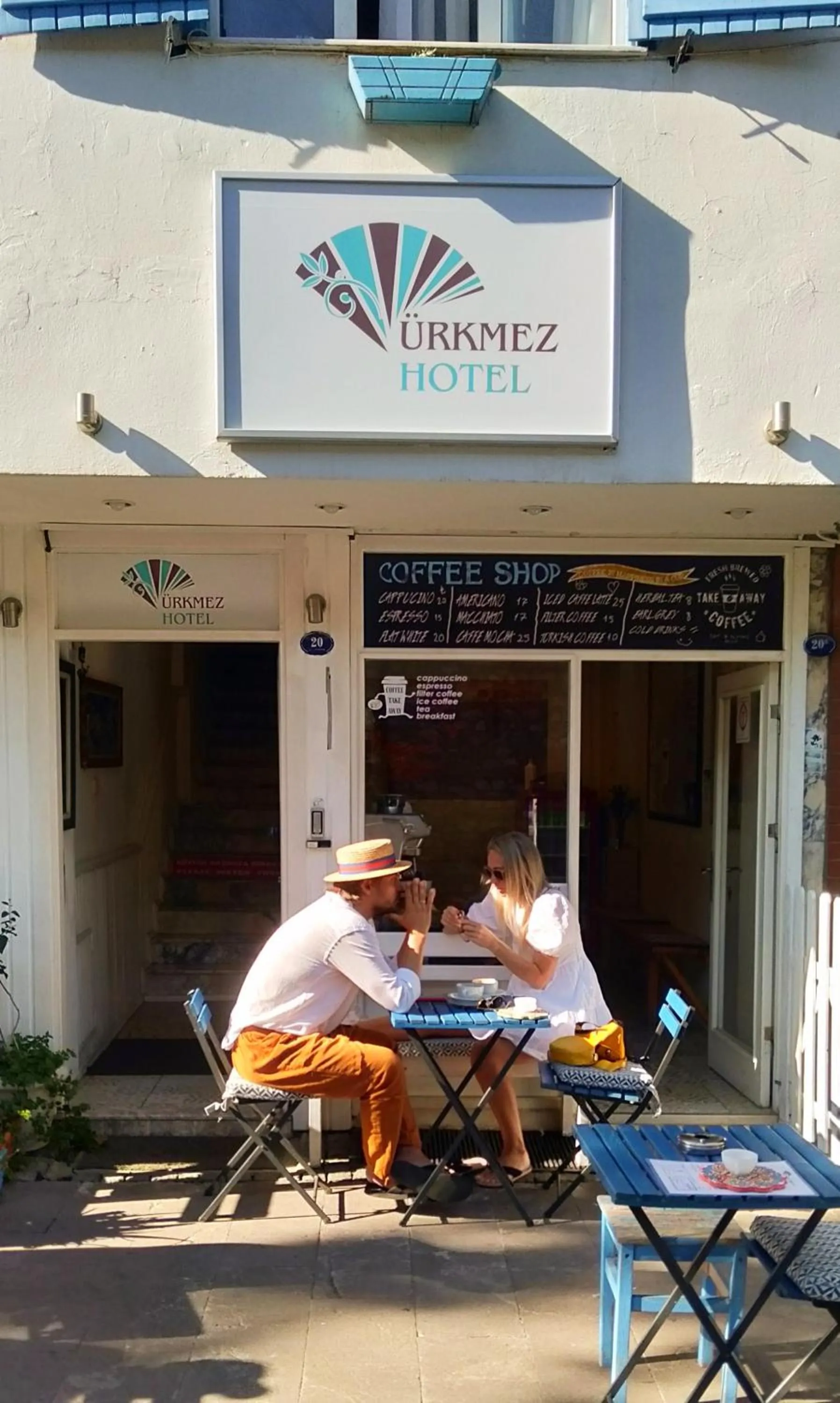 Facade/entrance in Urkmez Hotel