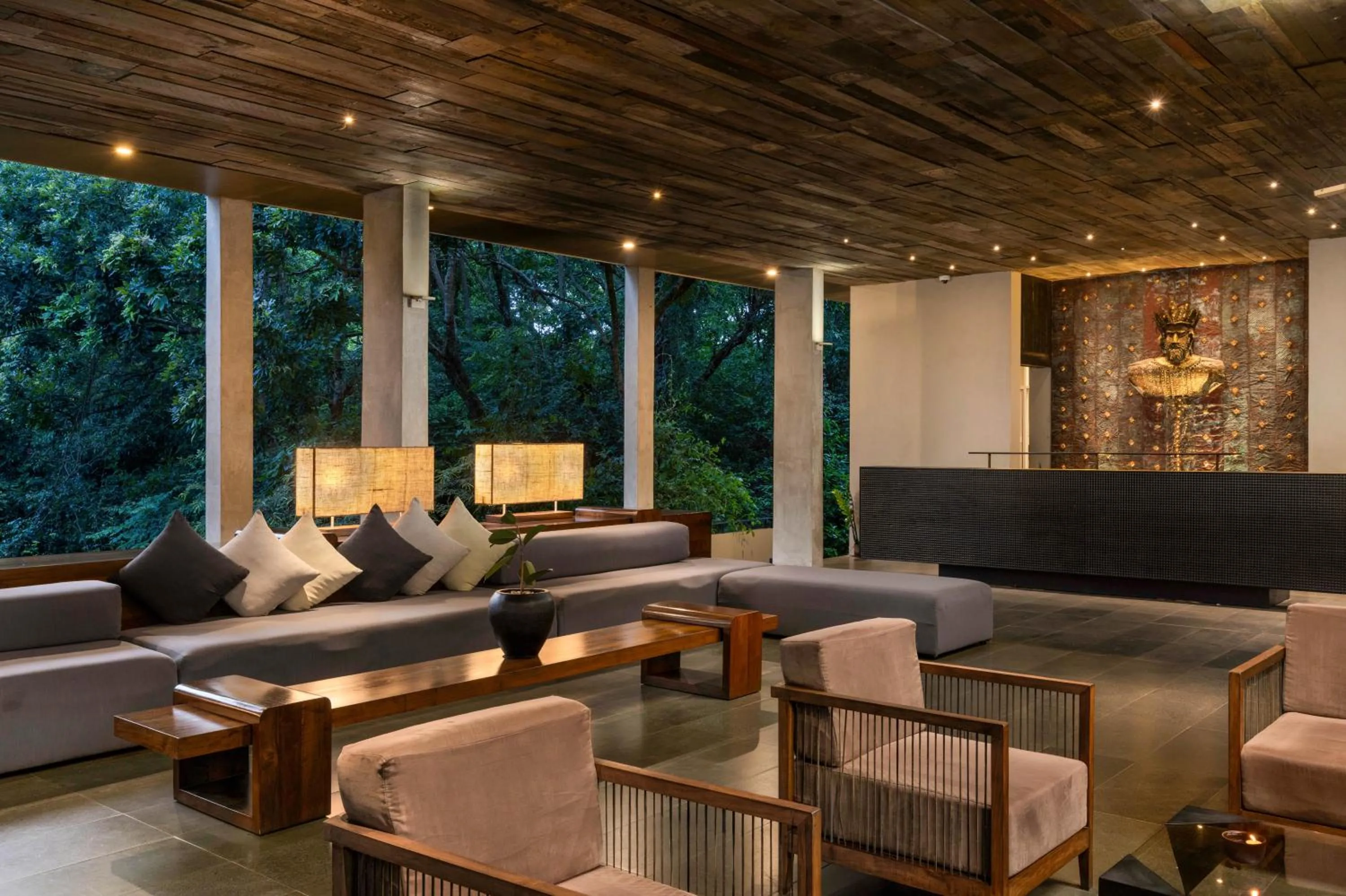 Seating area in Jetwing Lake