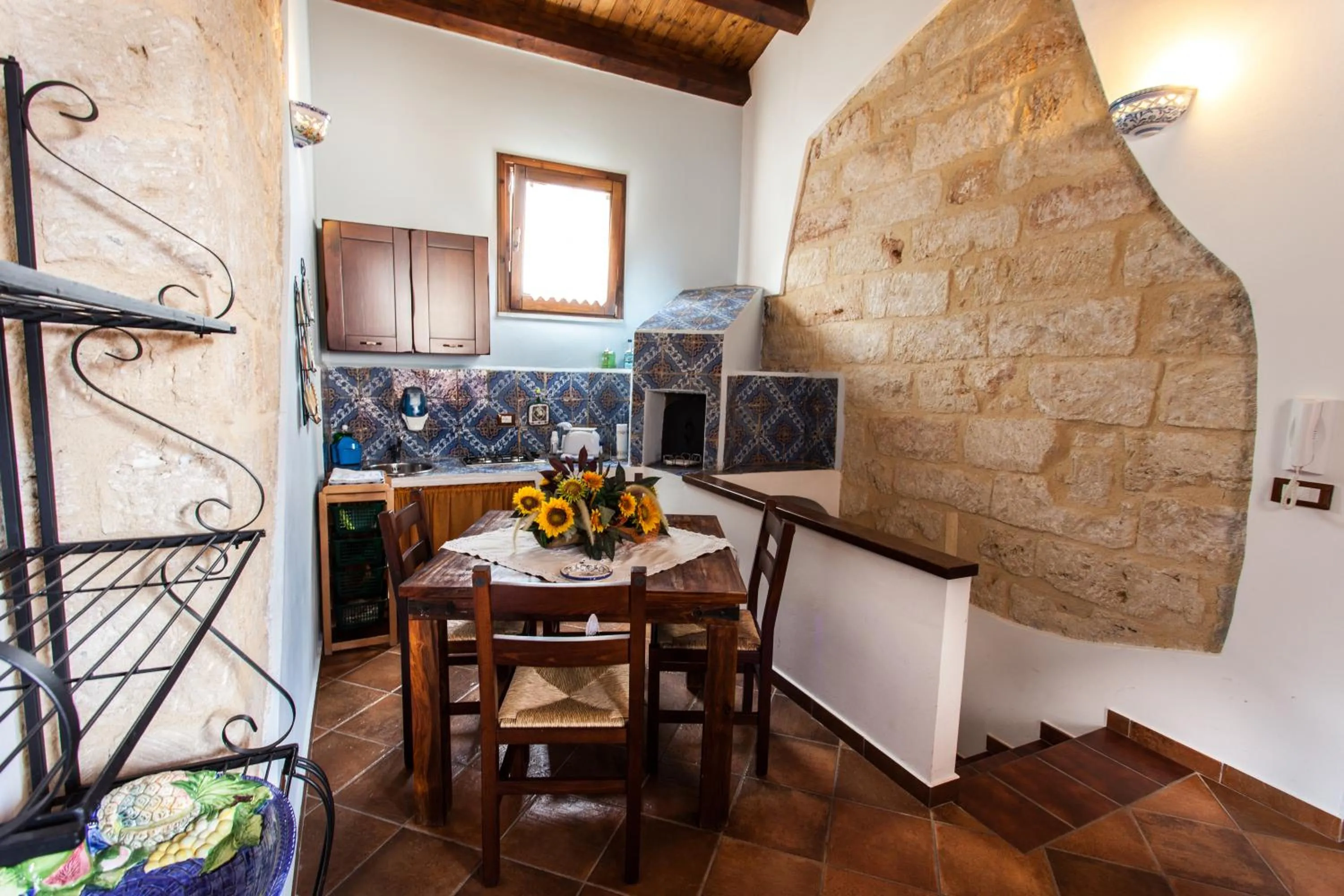 Kitchen or kitchenette in B&B Cinisi Vacanze