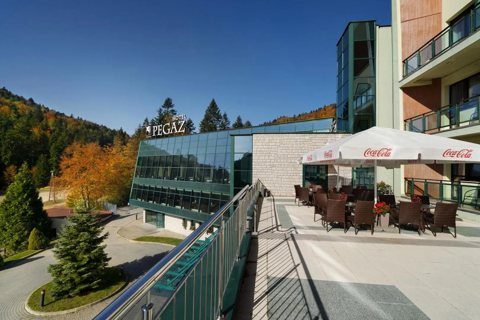 Balcony/Terrace in Hotel Pegaz