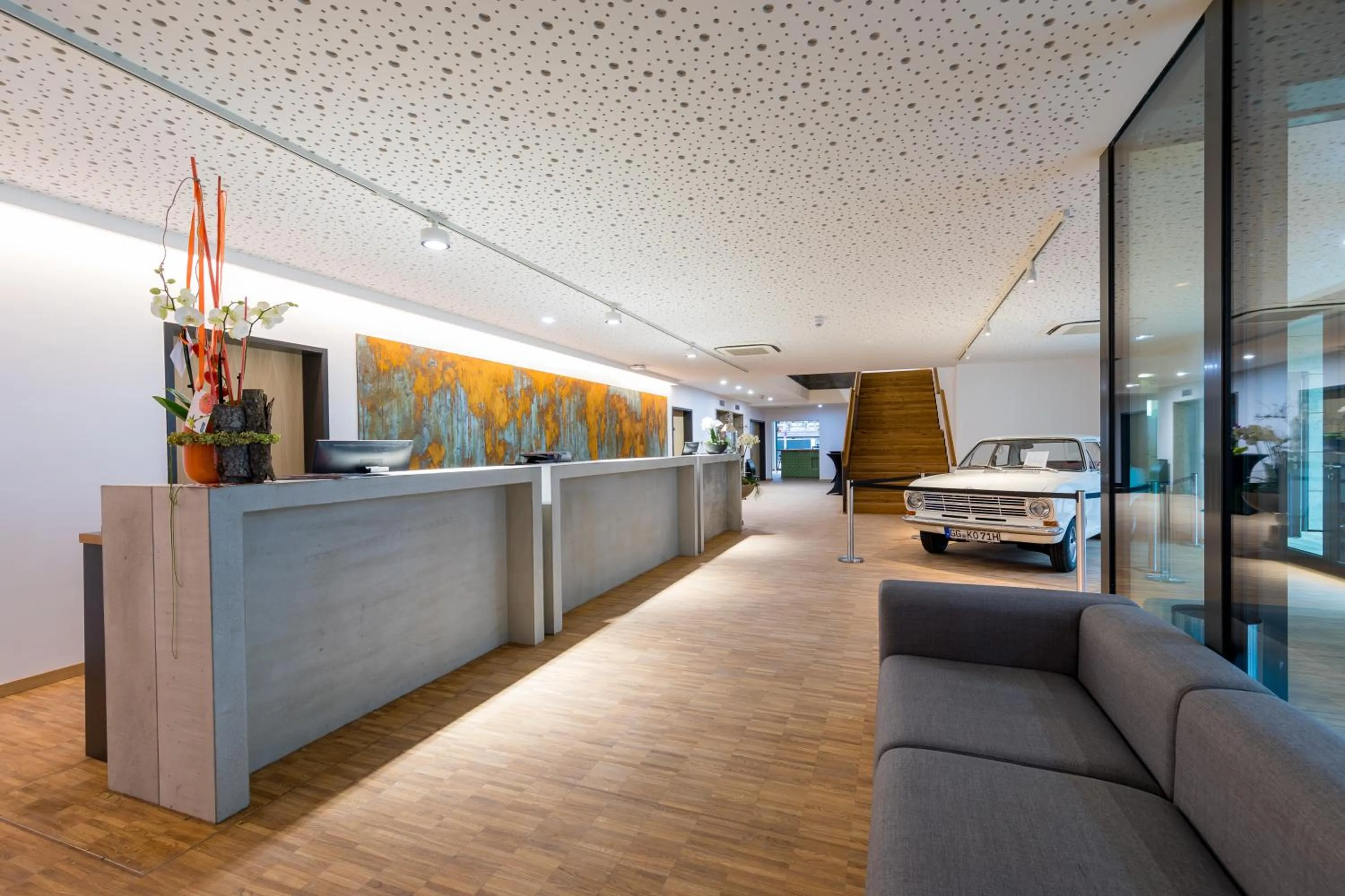 Lobby or reception in mk | hotel rüsselsheim