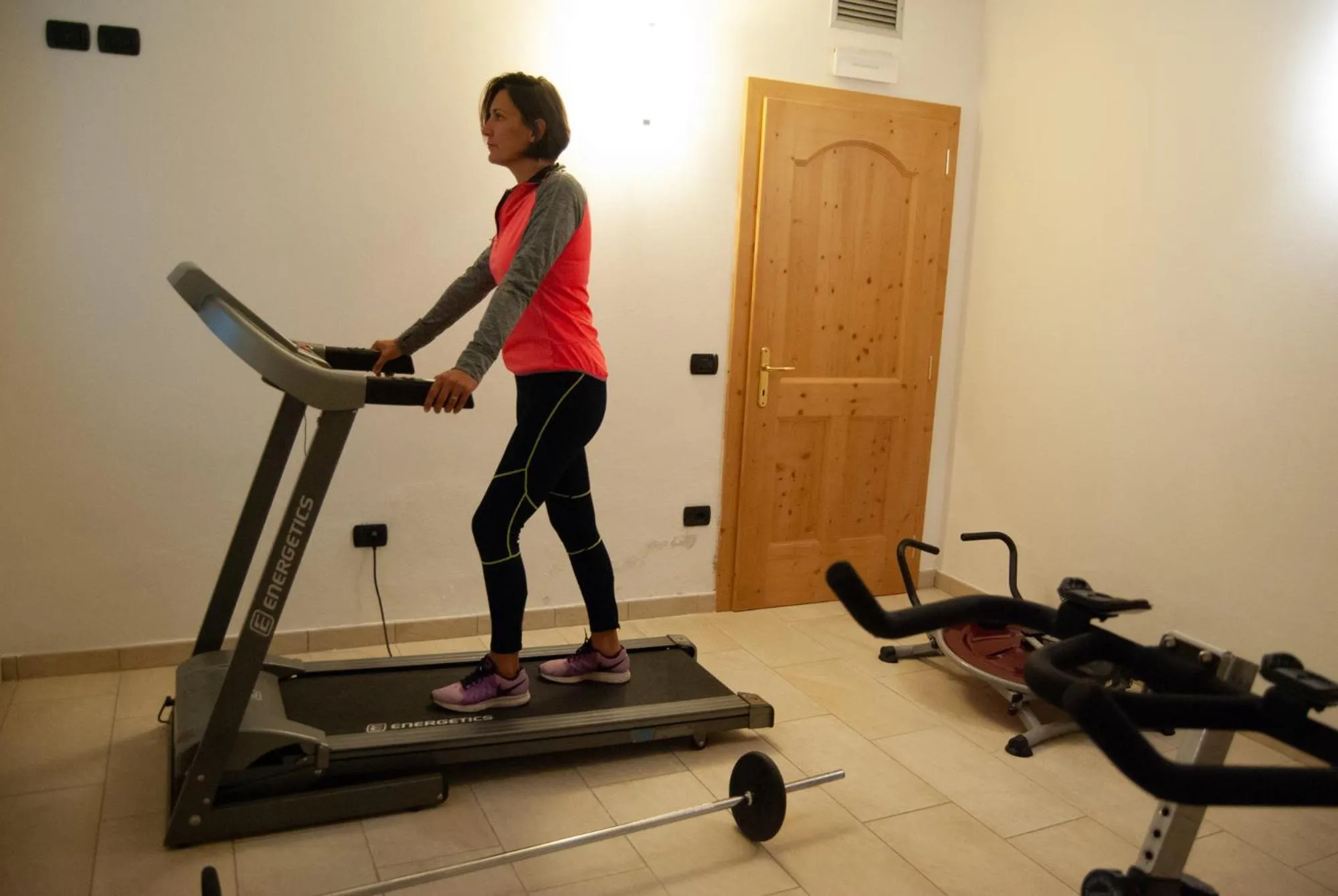 Fitness centre/facilities in Olimpionico Hotel