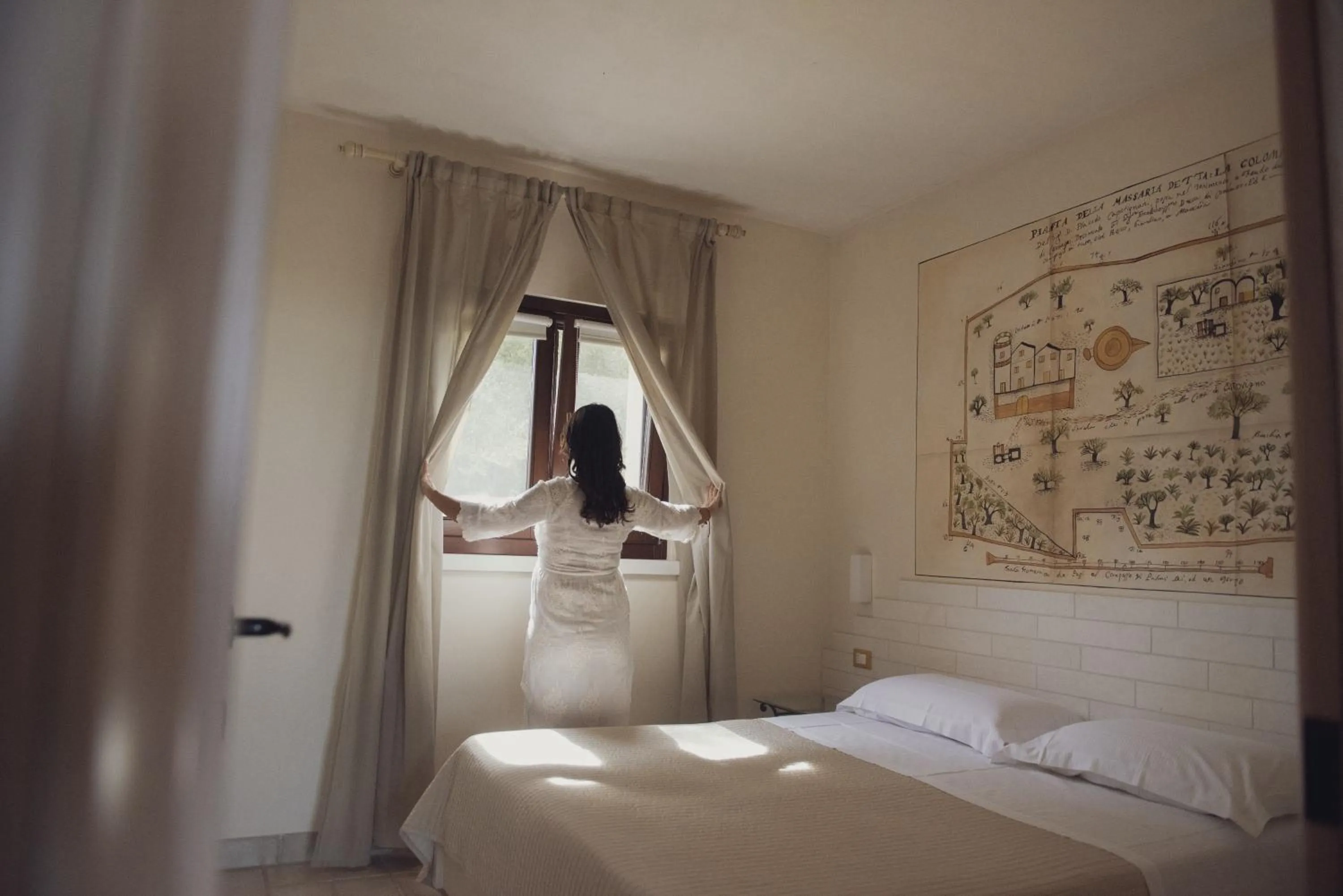 Bed in Corte Di Ferro Hotel & Wellness Resort