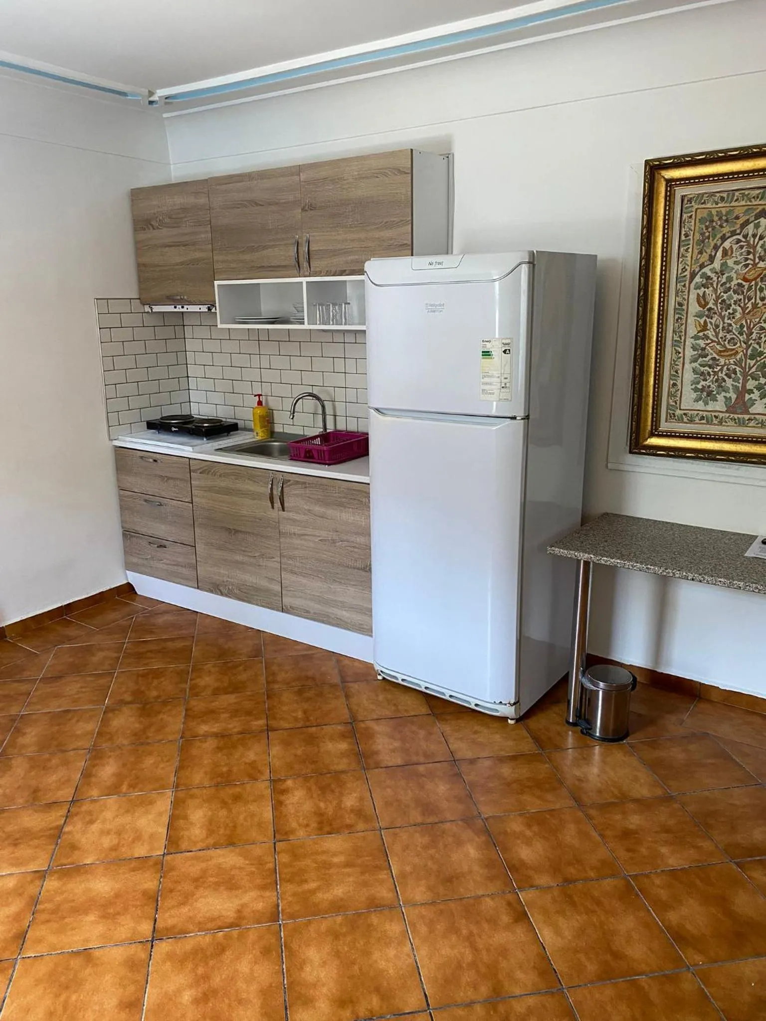 Kitchen or kitchenette in Urcu Hotel