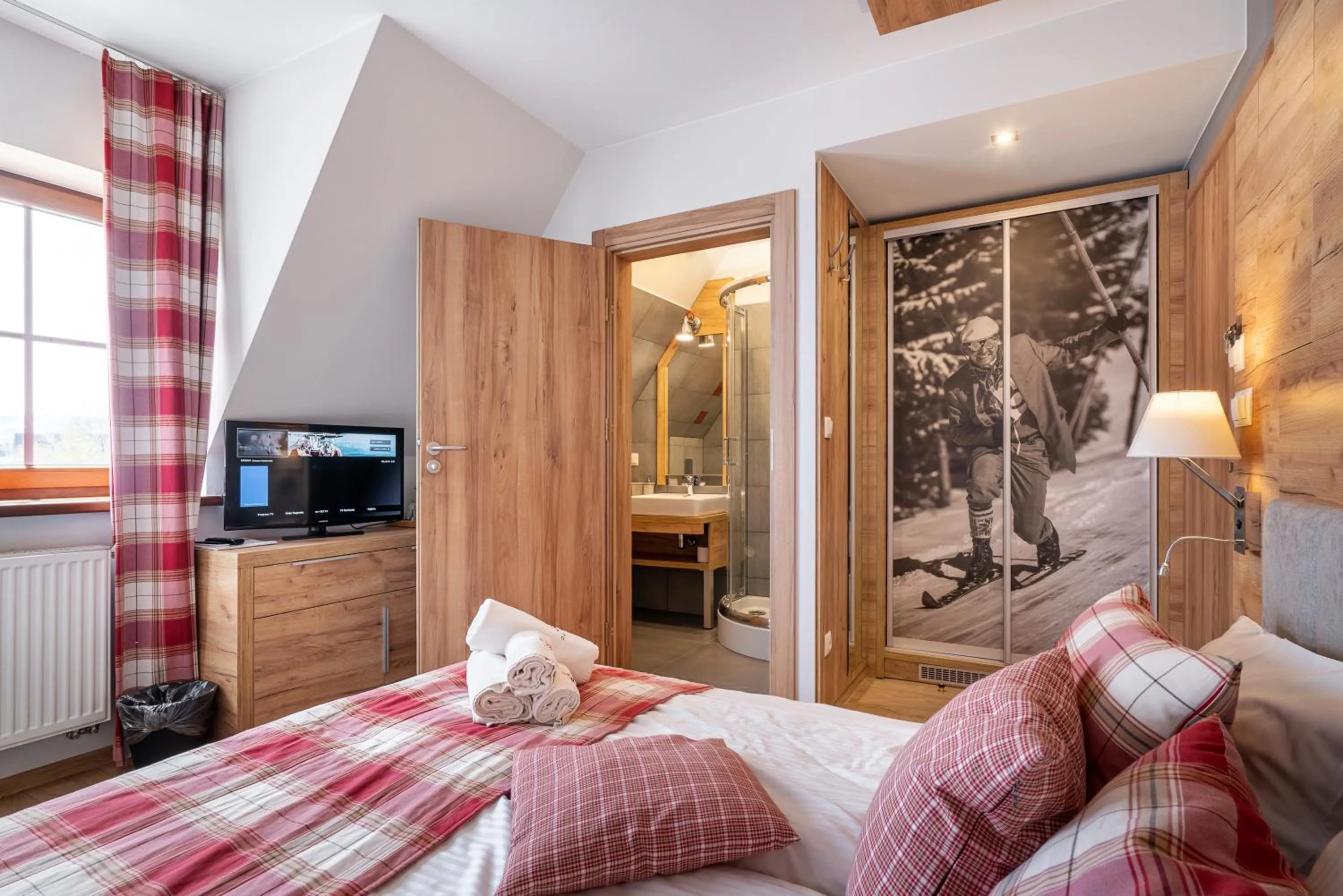 View (from property/room), Bed in Parzenica B&B - Wyjątkowa i Jedyna!!! Sprawdź nas a nie pożałujesz!