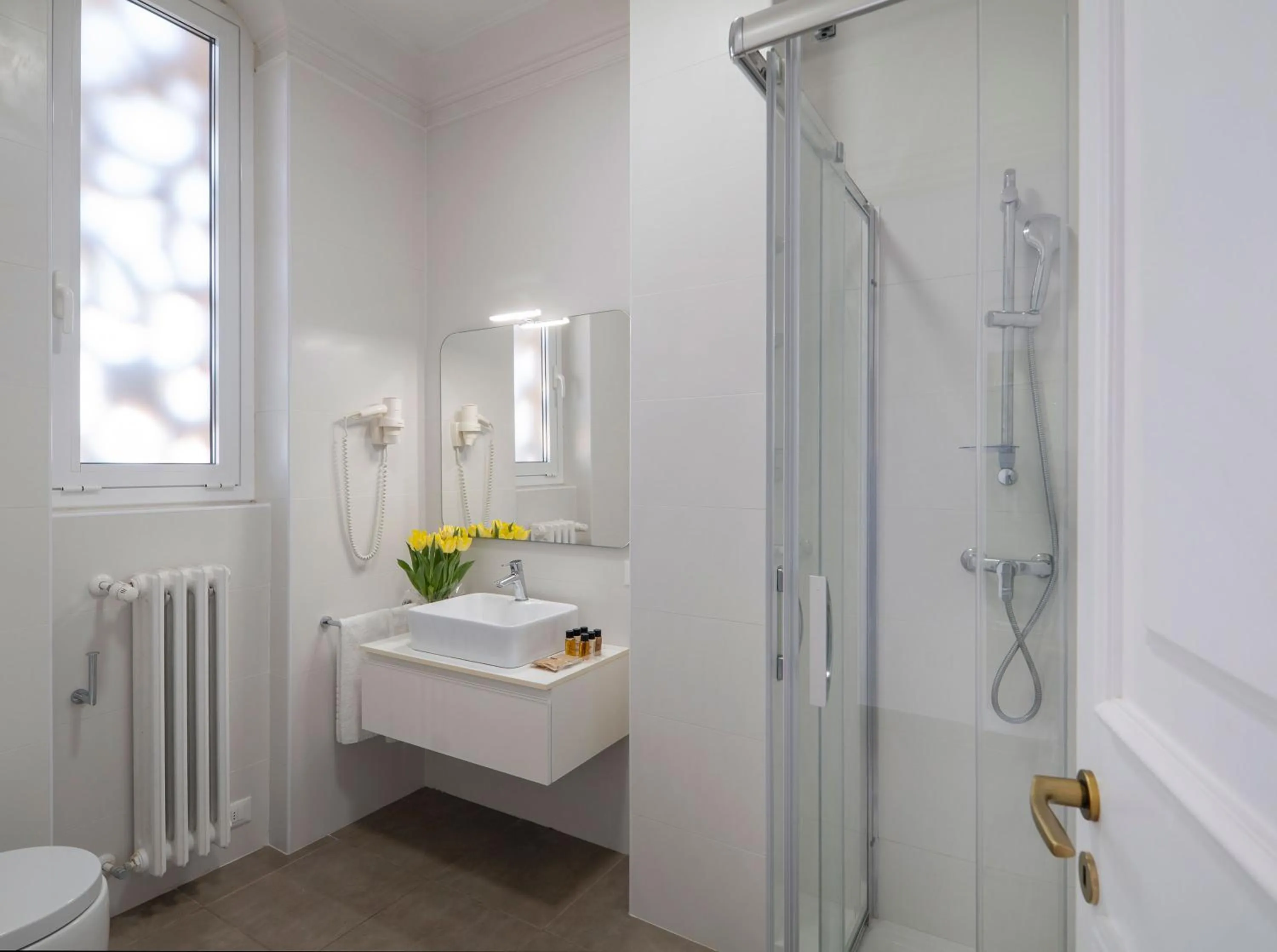 Shower in Hotel Delle Palme