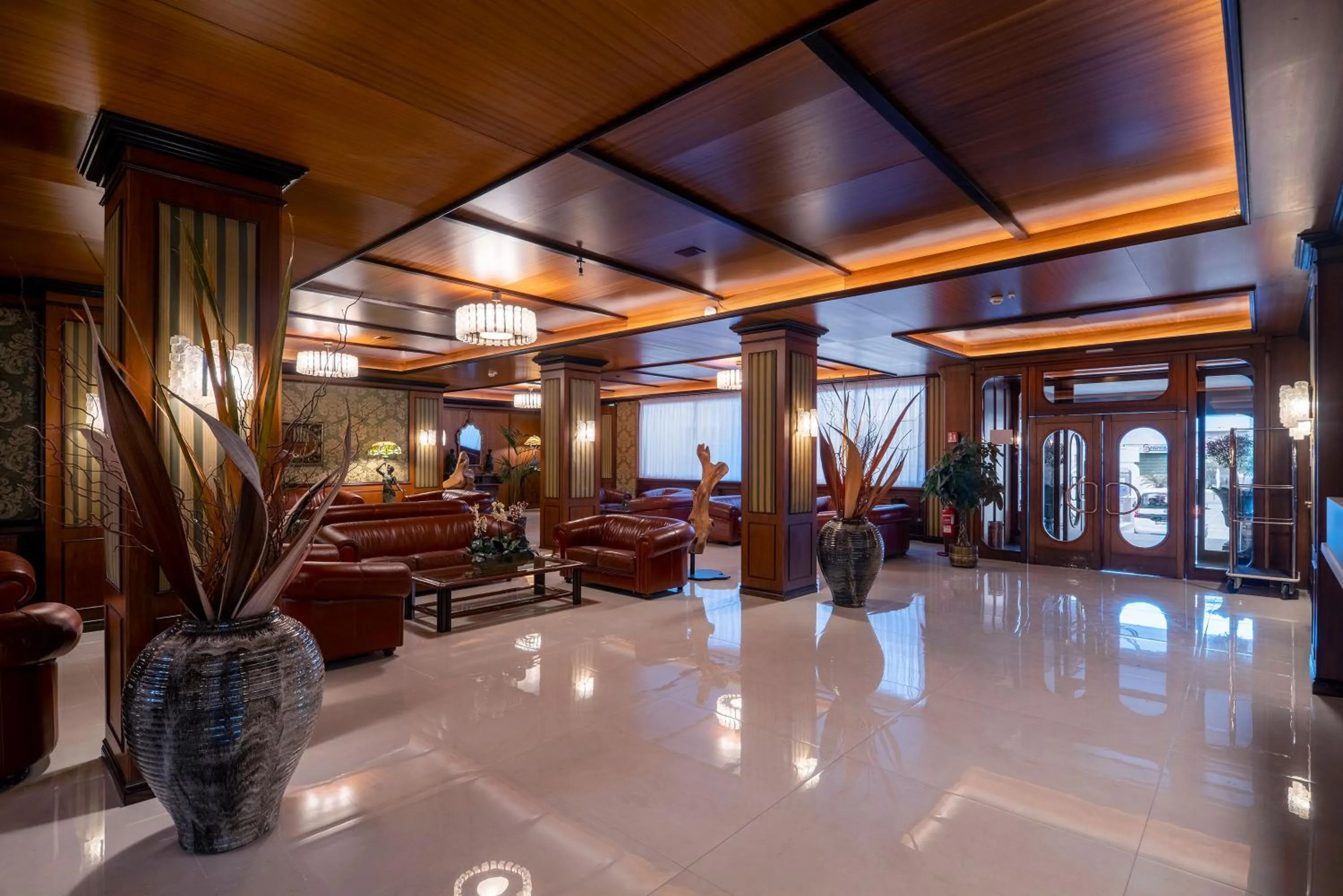 Lobby or reception in Hotel Delle Palme