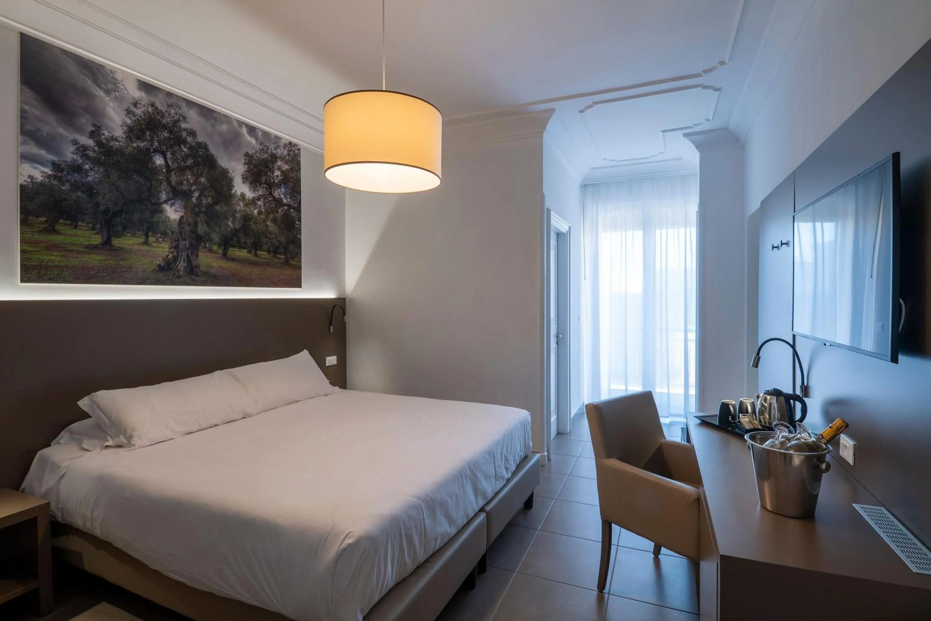 Bed in Hotel Delle Palme