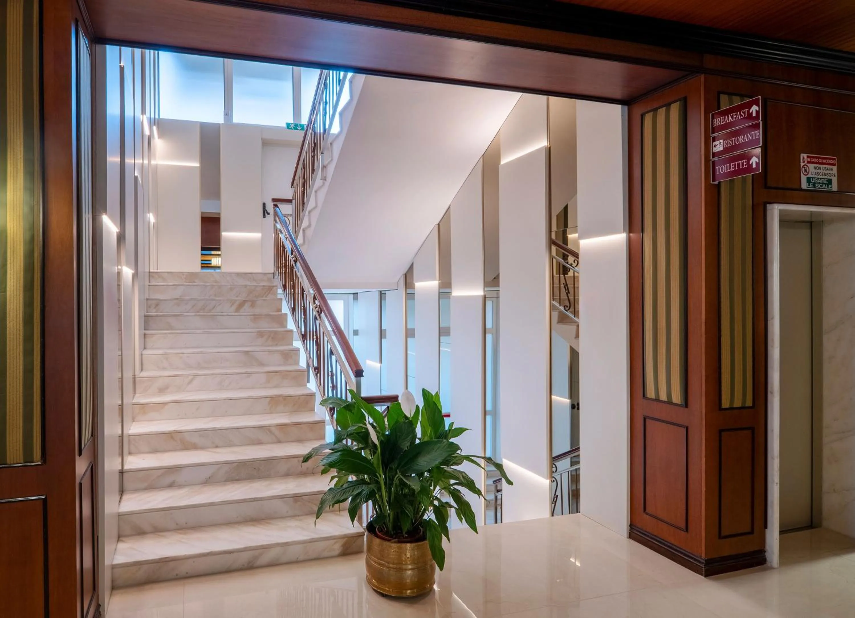 Lobby or reception in Hotel Delle Palme