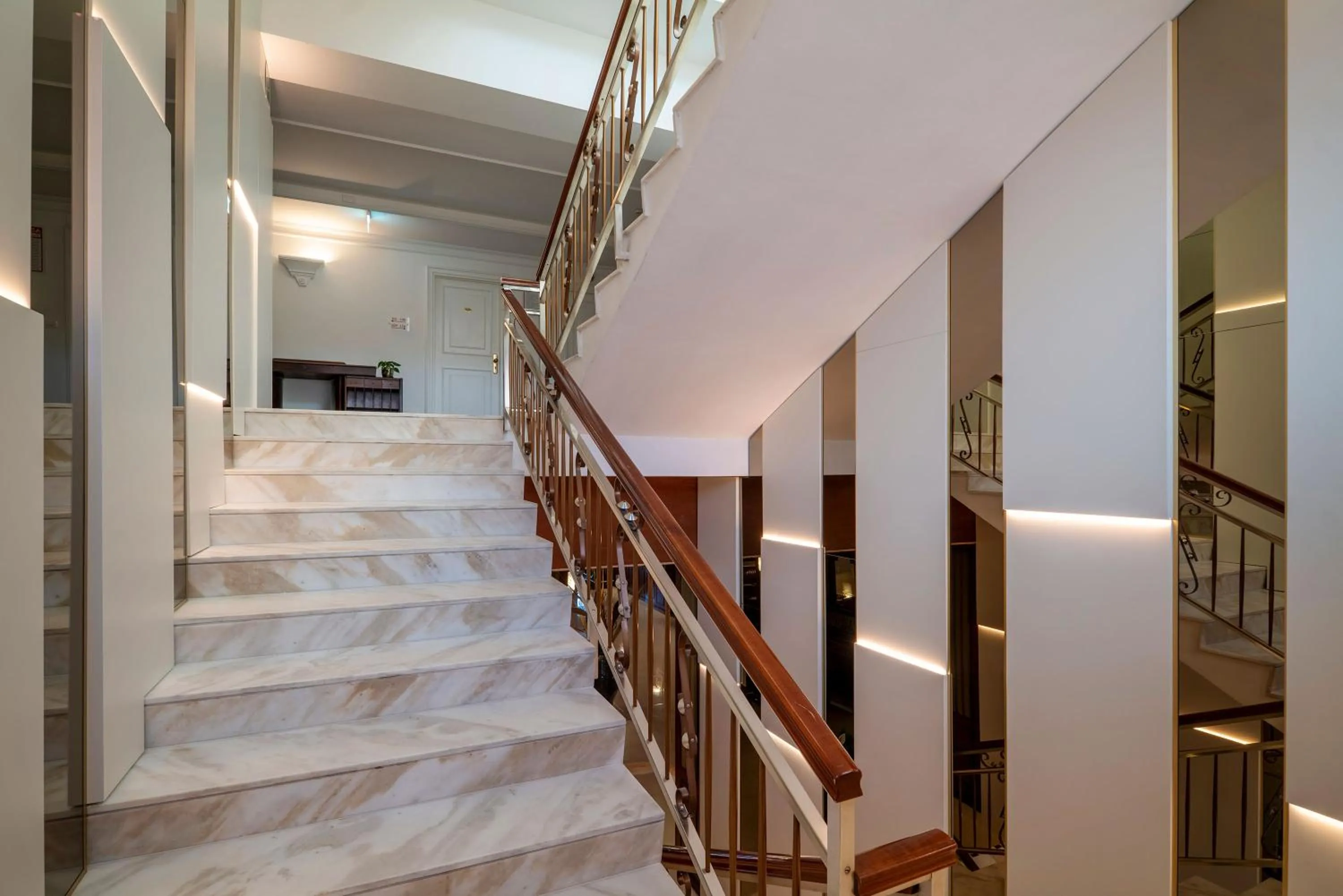 Lobby or reception in Hotel Delle Palme