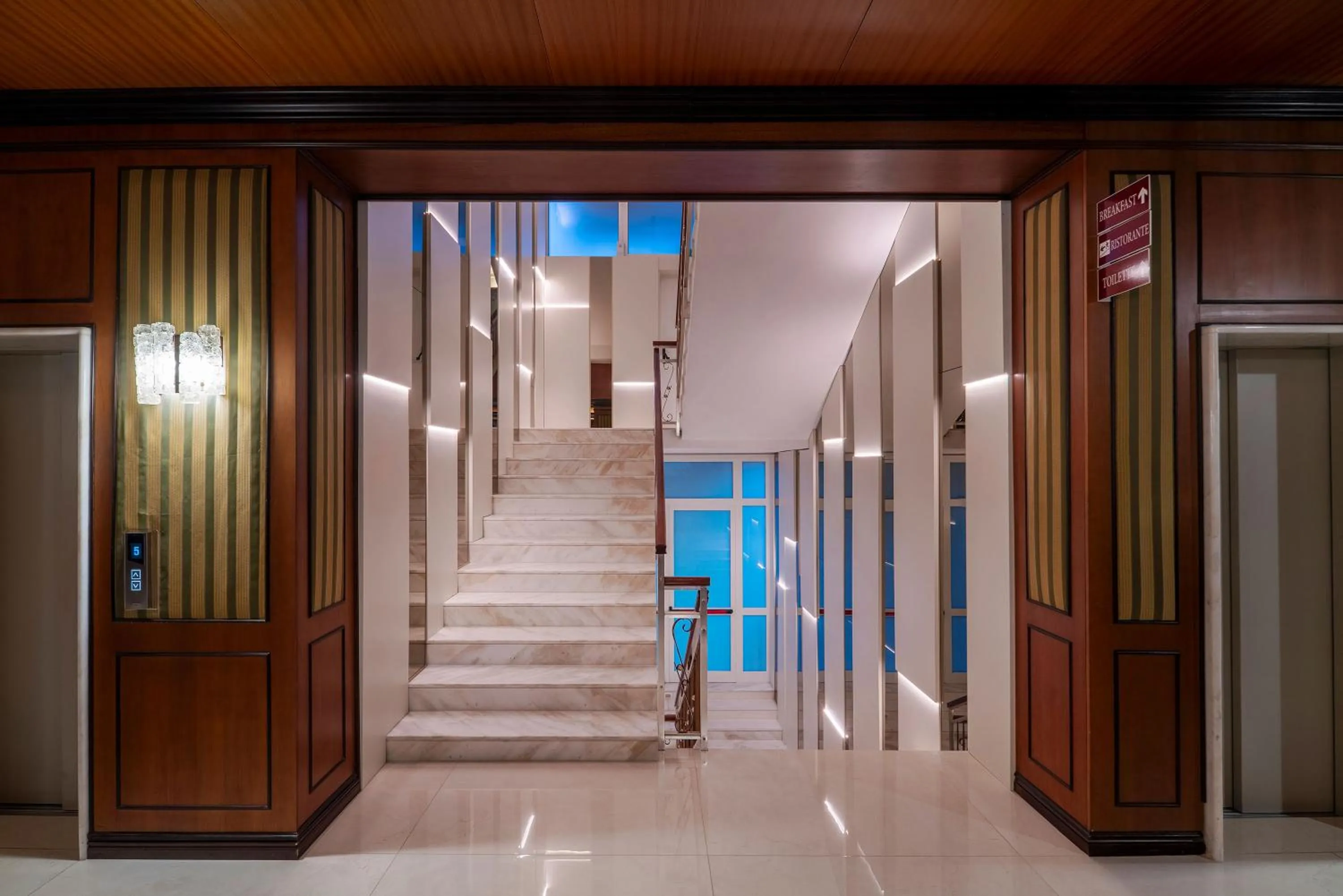 Lobby or reception in Hotel Delle Palme