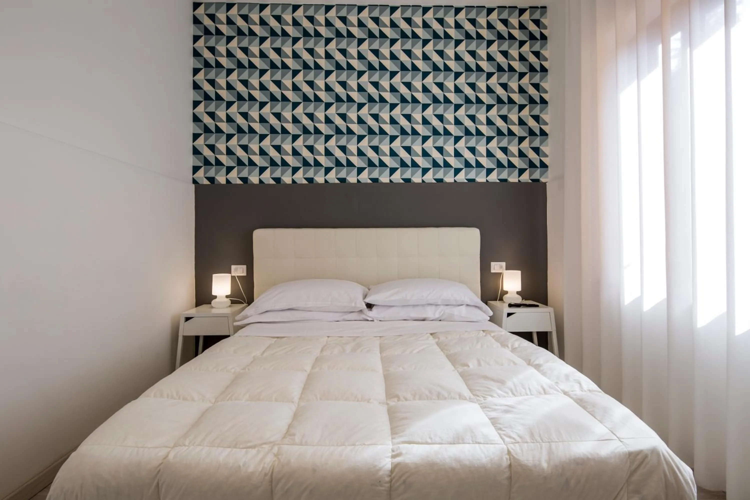 Bedroom, Bed in Flower Suites Sorrento