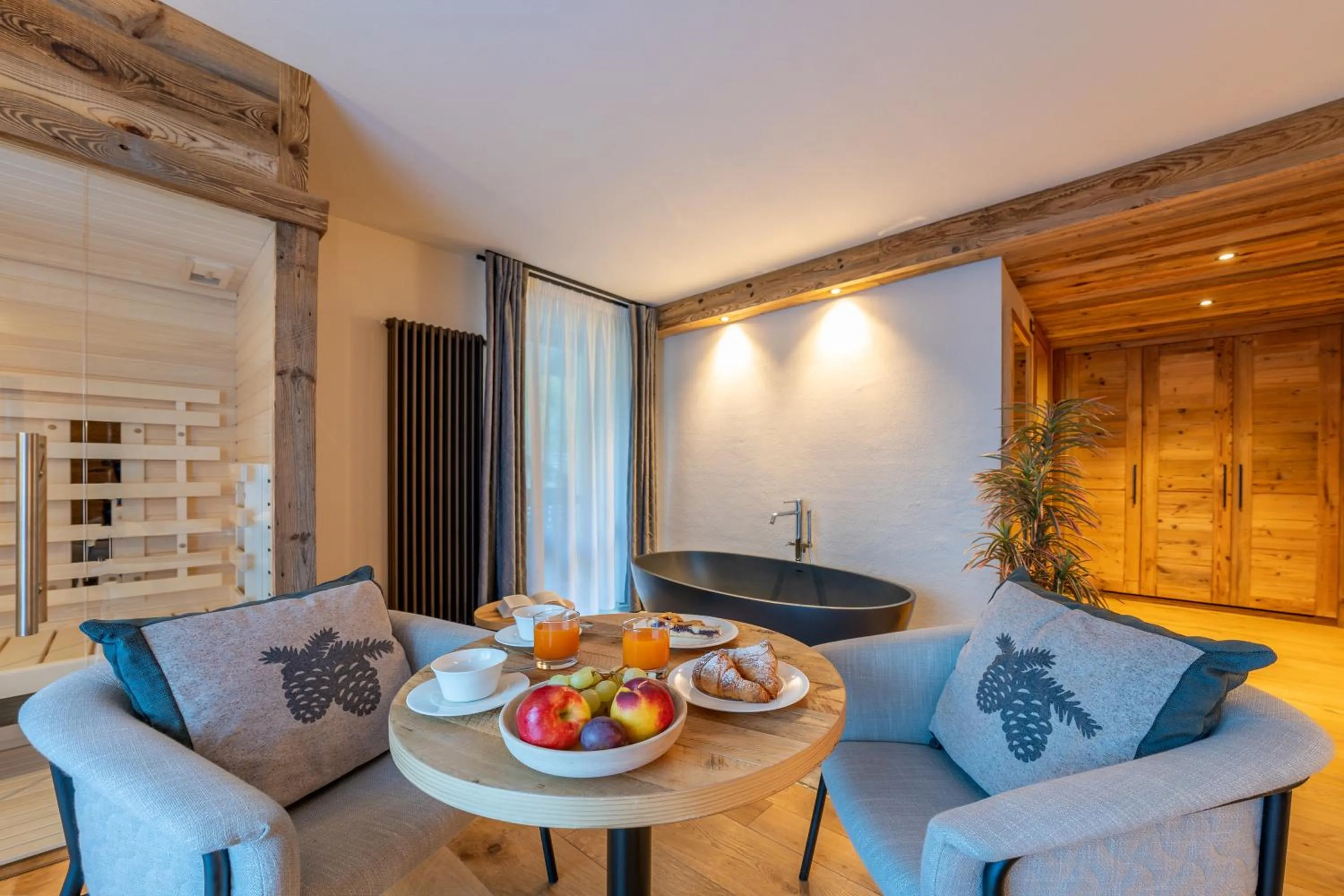 Sauna in Lo Scoiattolo Hotel