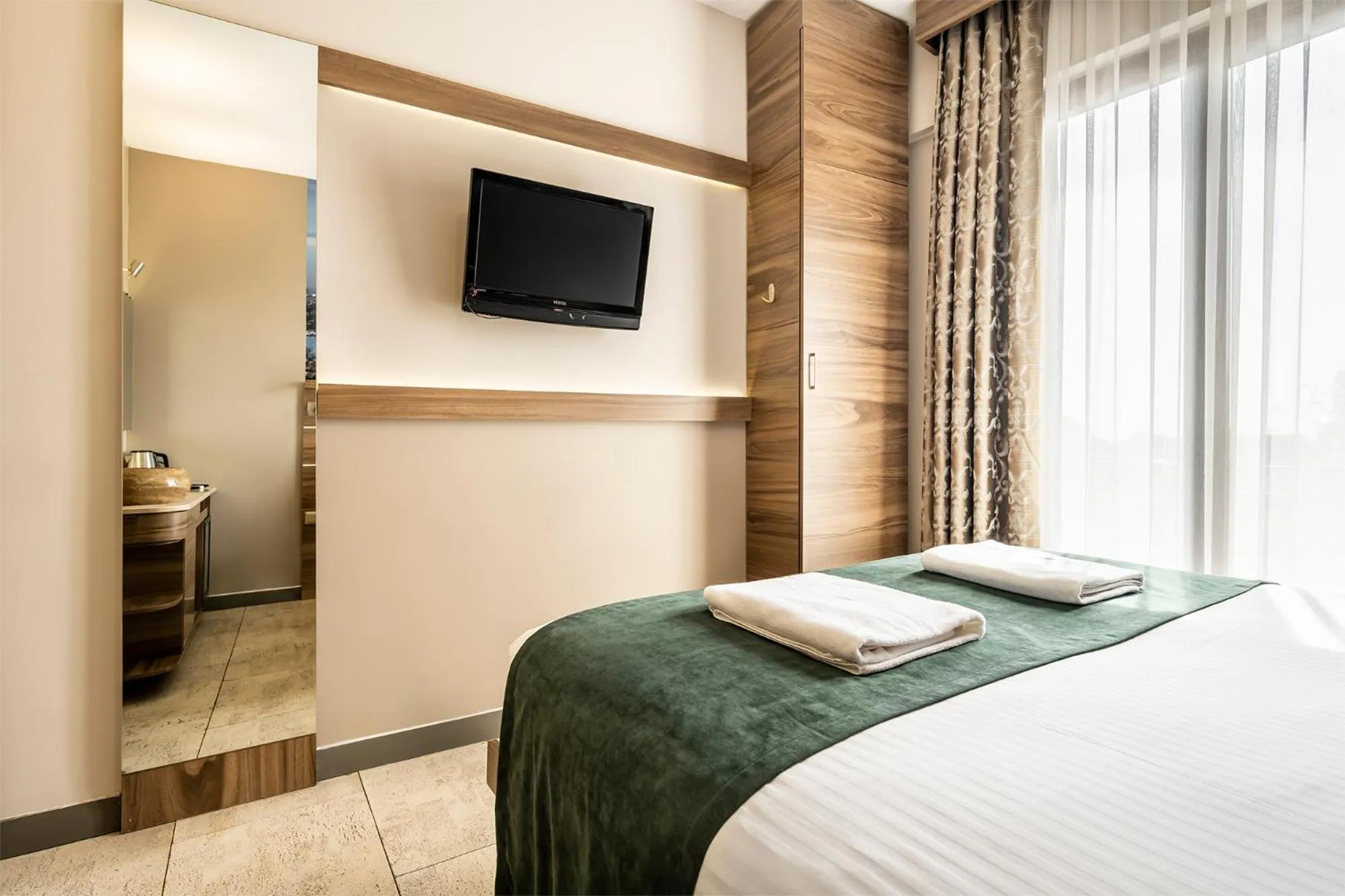 Bed in The Pera Hotel