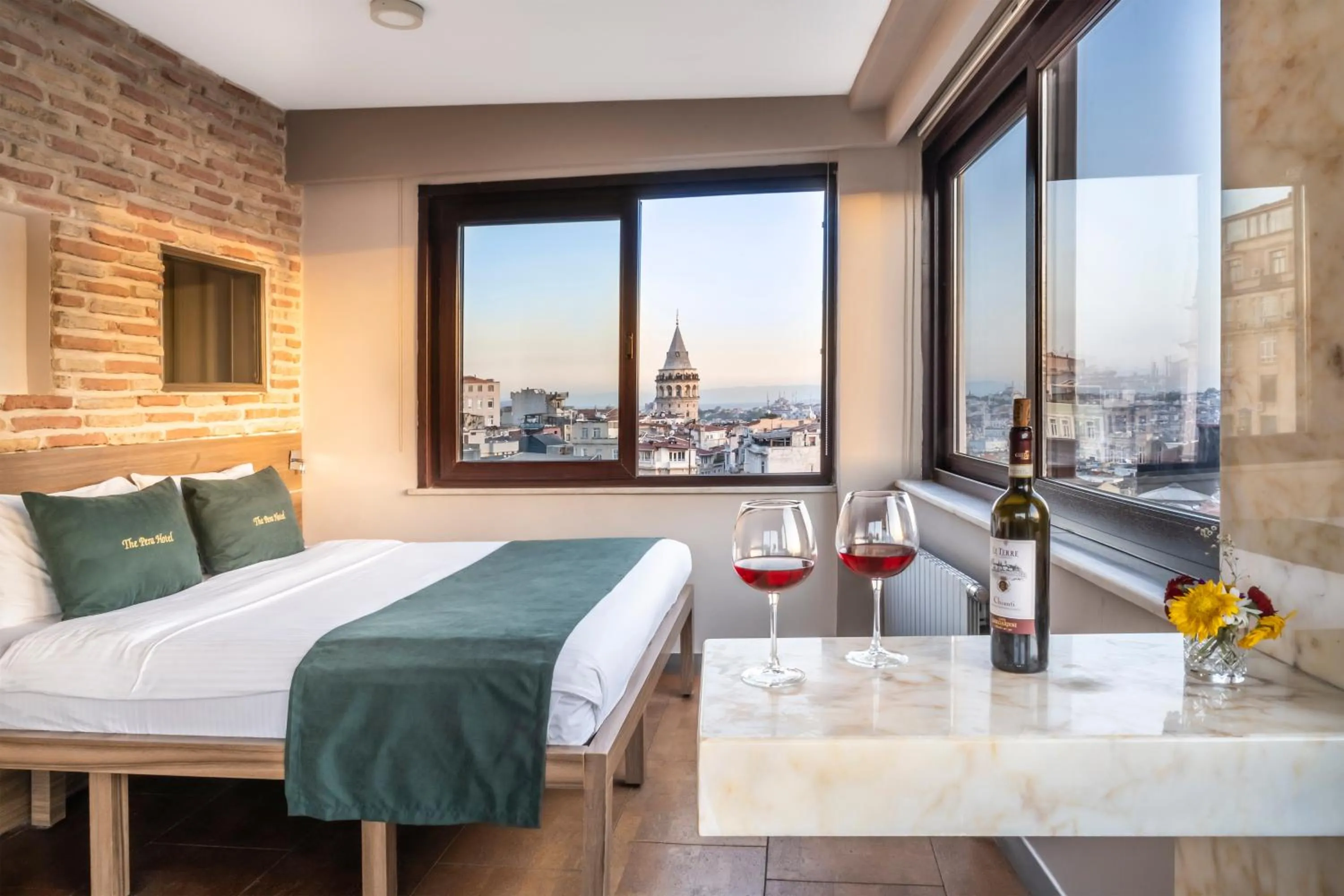 Bed in The Pera Hotel