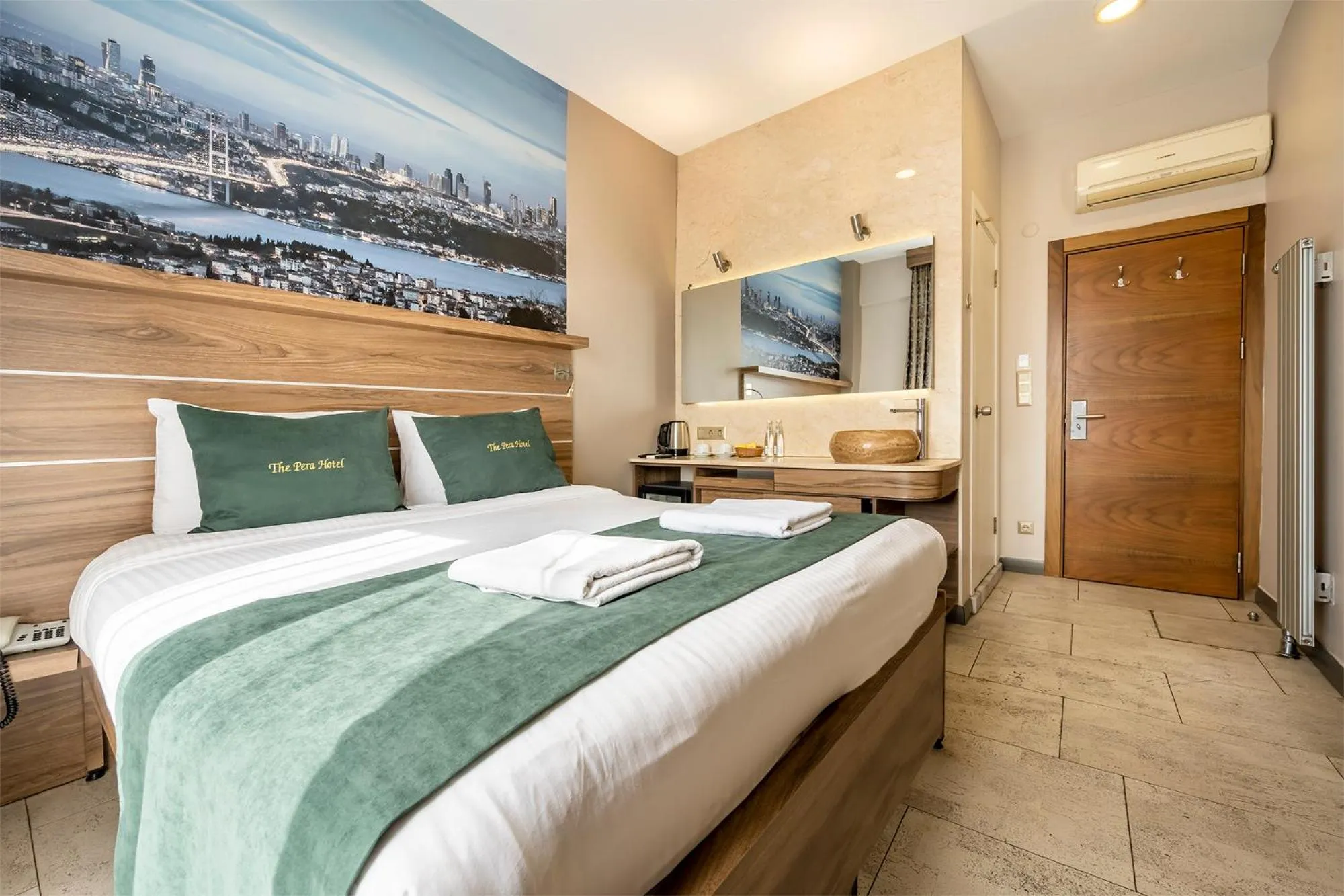 Bed in The Pera Hotel