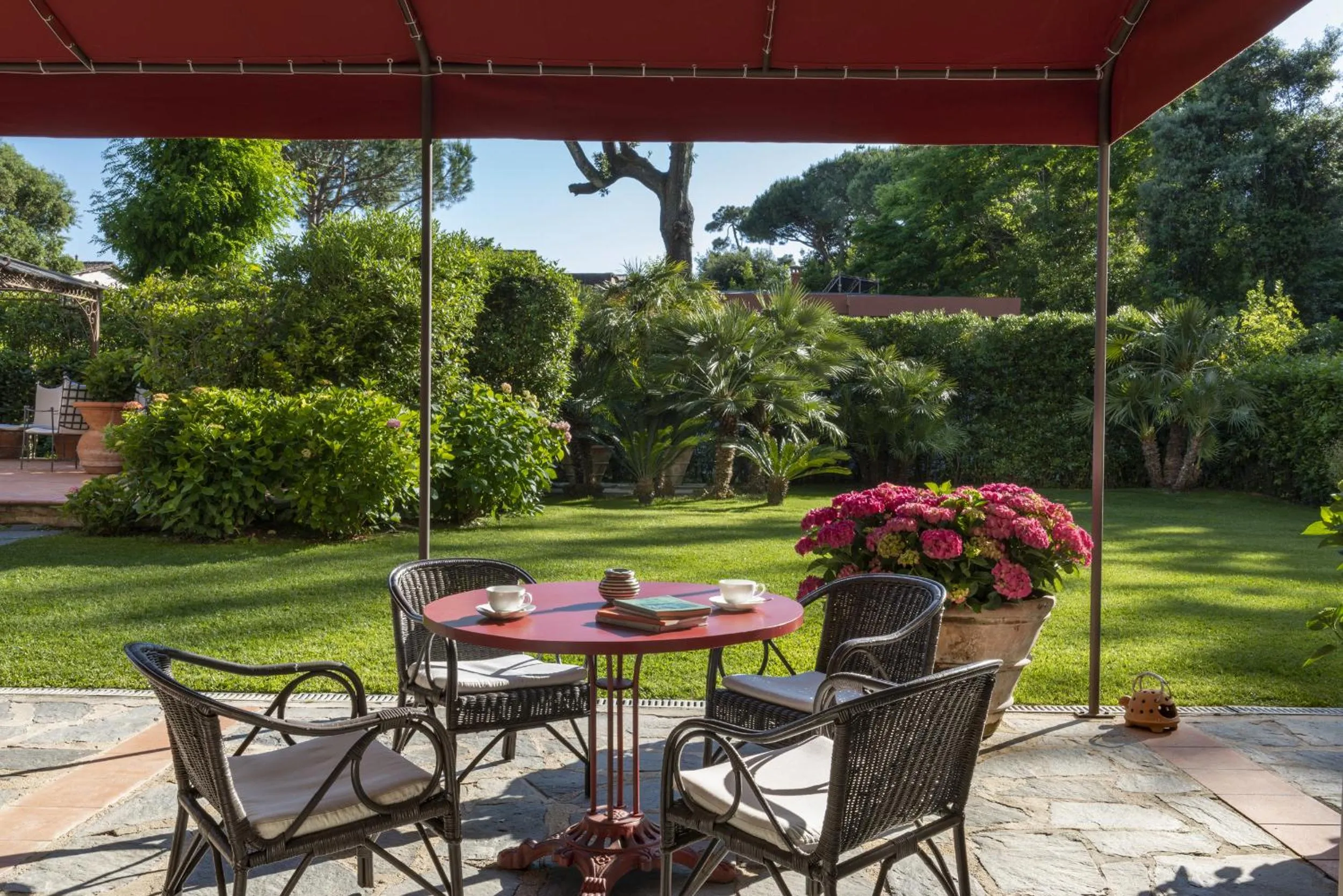 Garden in Hotel Franceschi