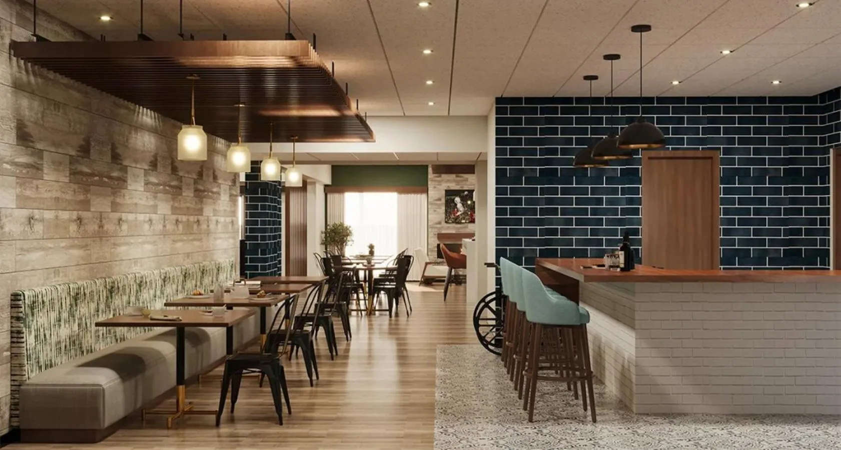 Restaurant/places to eat in The Bridges Hotel