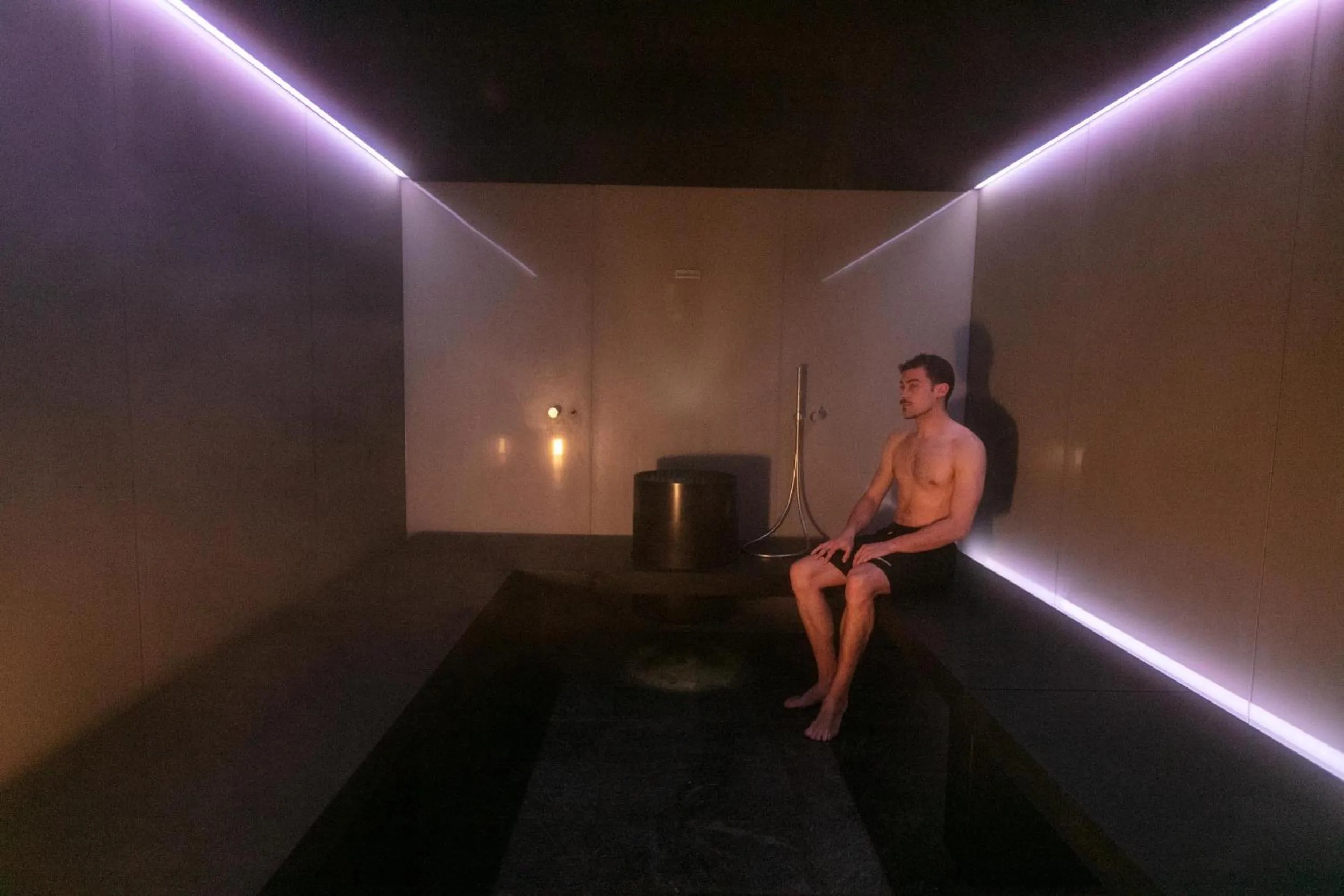 Steam room in Hotel Intermonti