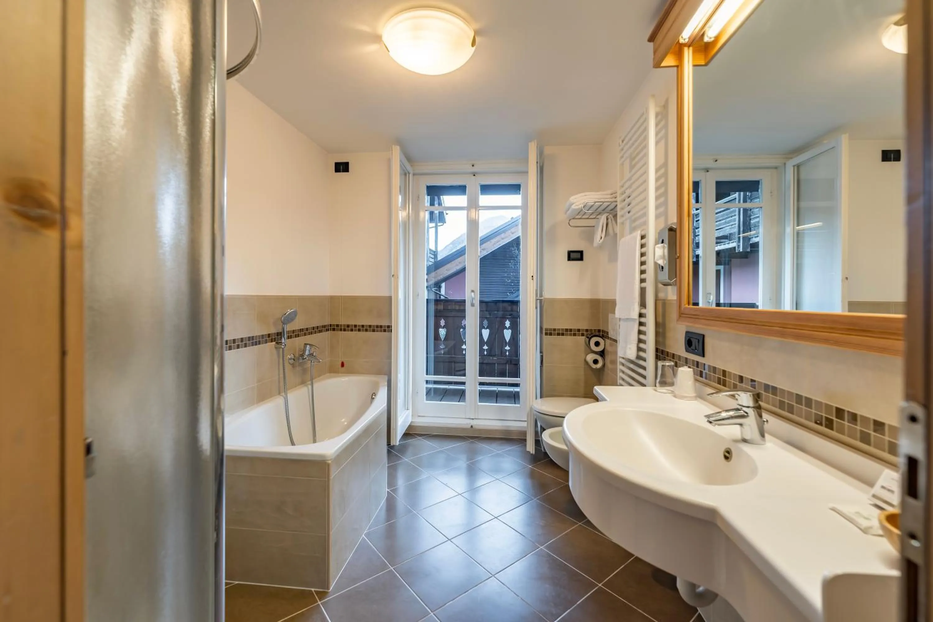 Bathroom in Alpen Resort Bivio