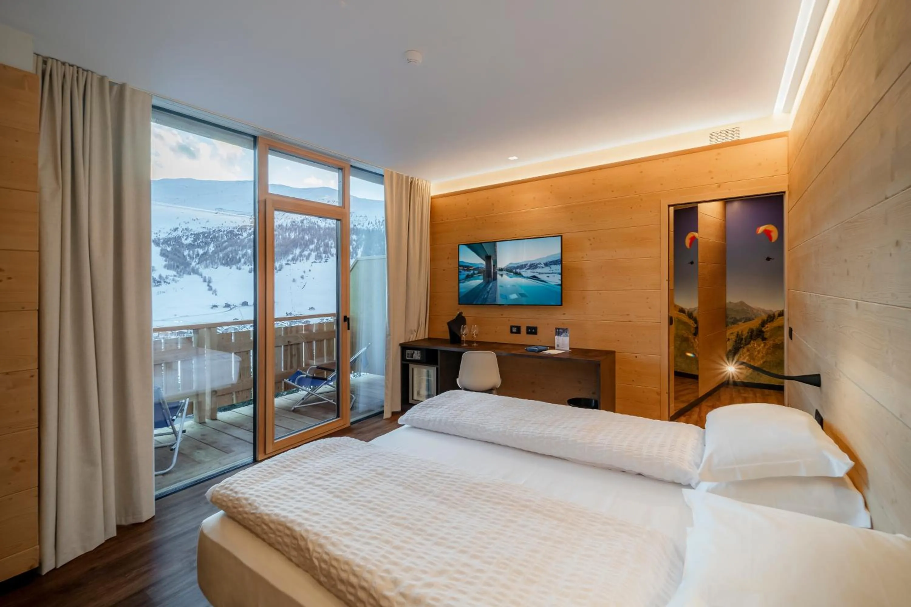 Bed in Alpen Resort Bivio