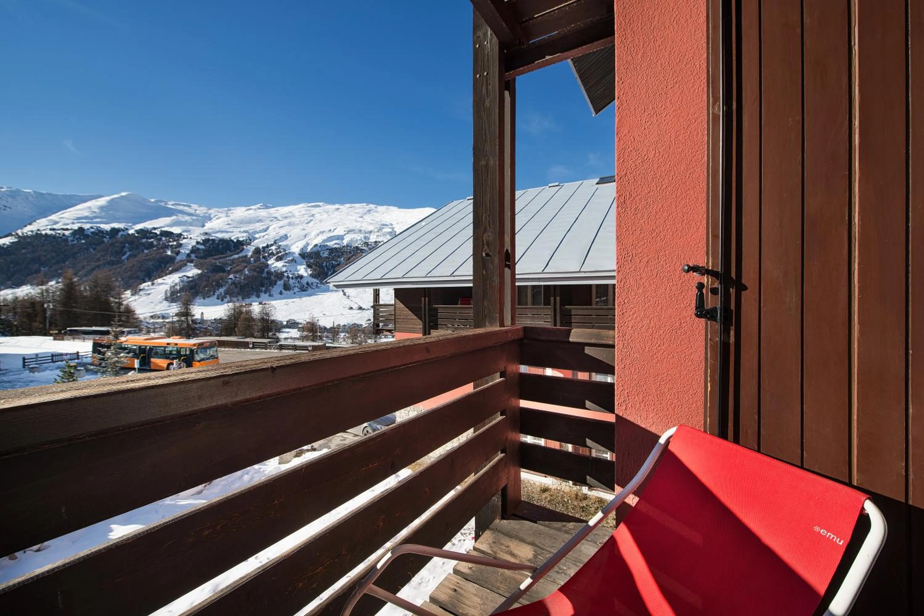 Balcony/Terrace in Alpen Resort Bivio