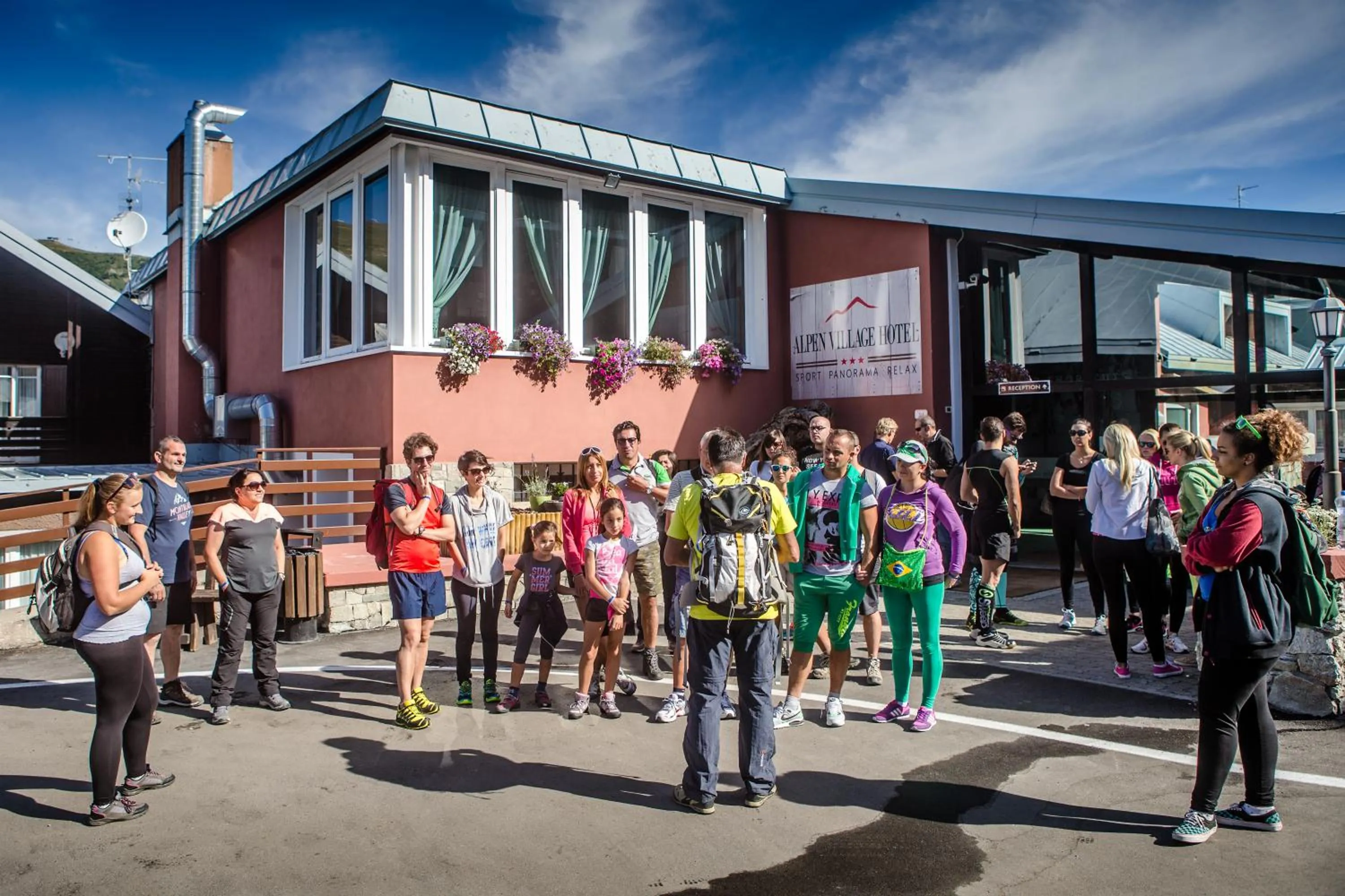 Patio in Alpen Resort Bivio
