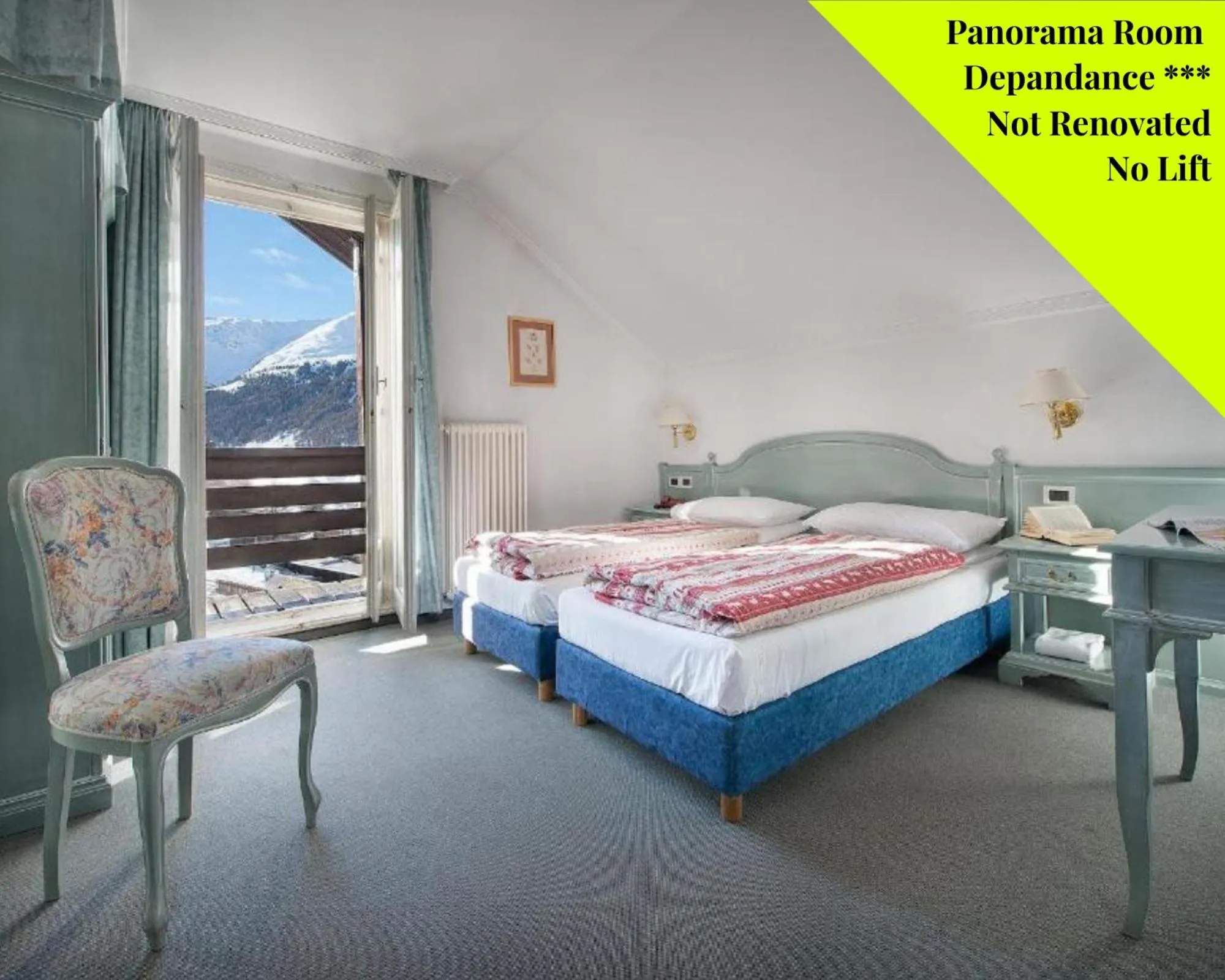 Bed in Alpen Resort Bivio