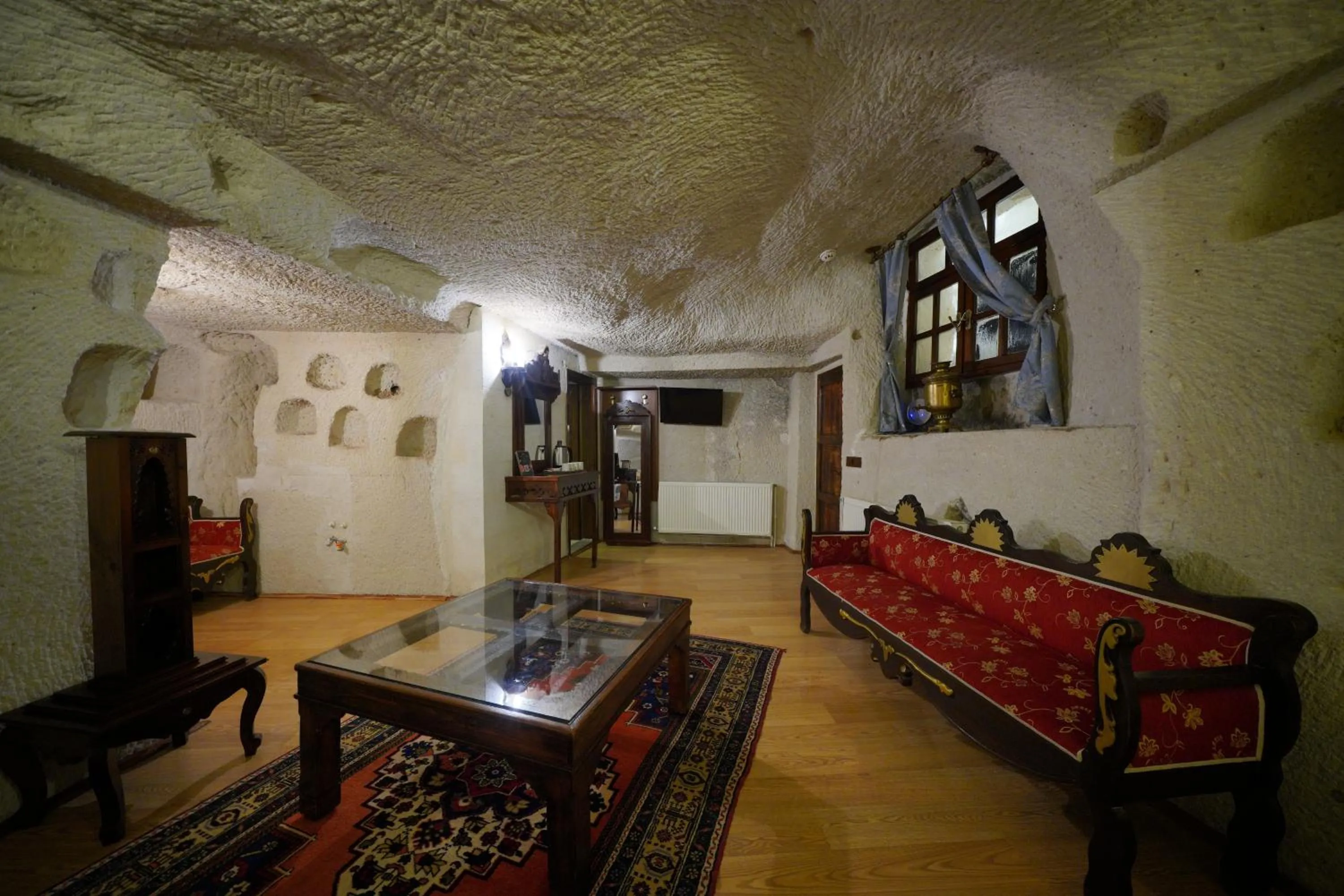 Family in Asteria Cave Hotel