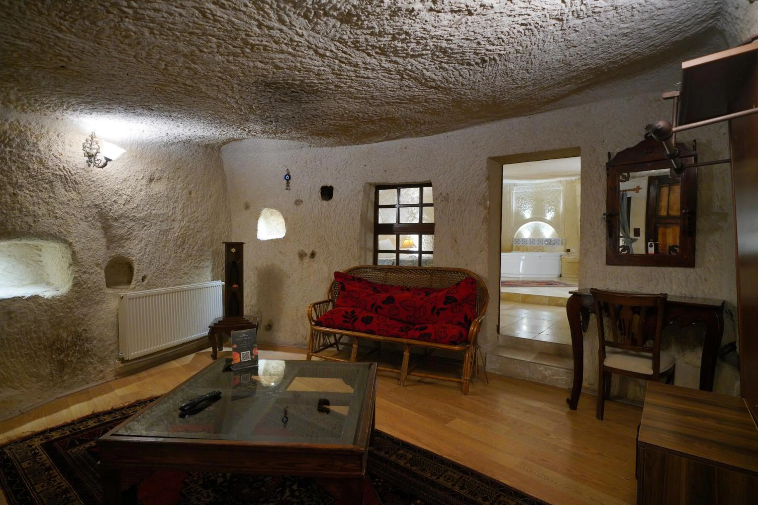 Living room in Asteria Cave Hotel