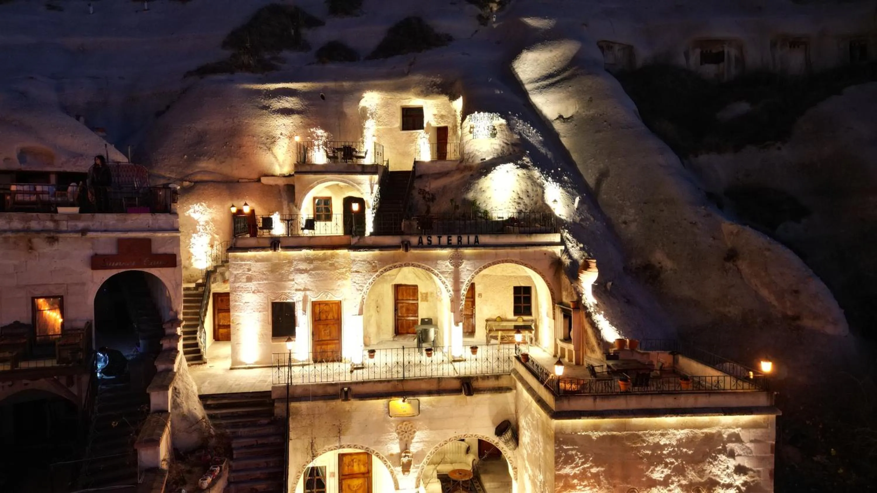 Night in Asteria Cave Hotel