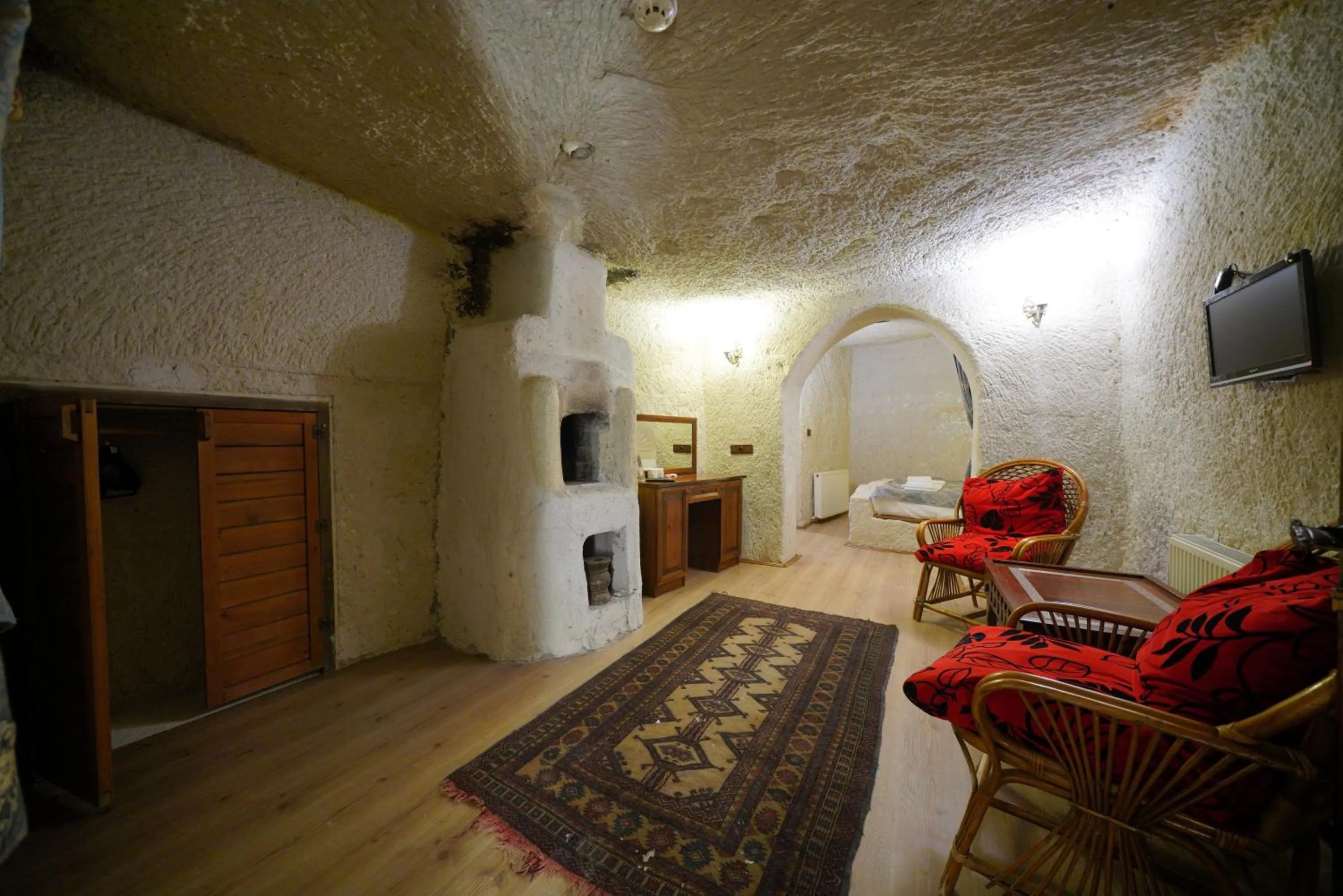 Living room in Asteria Cave Hotel
