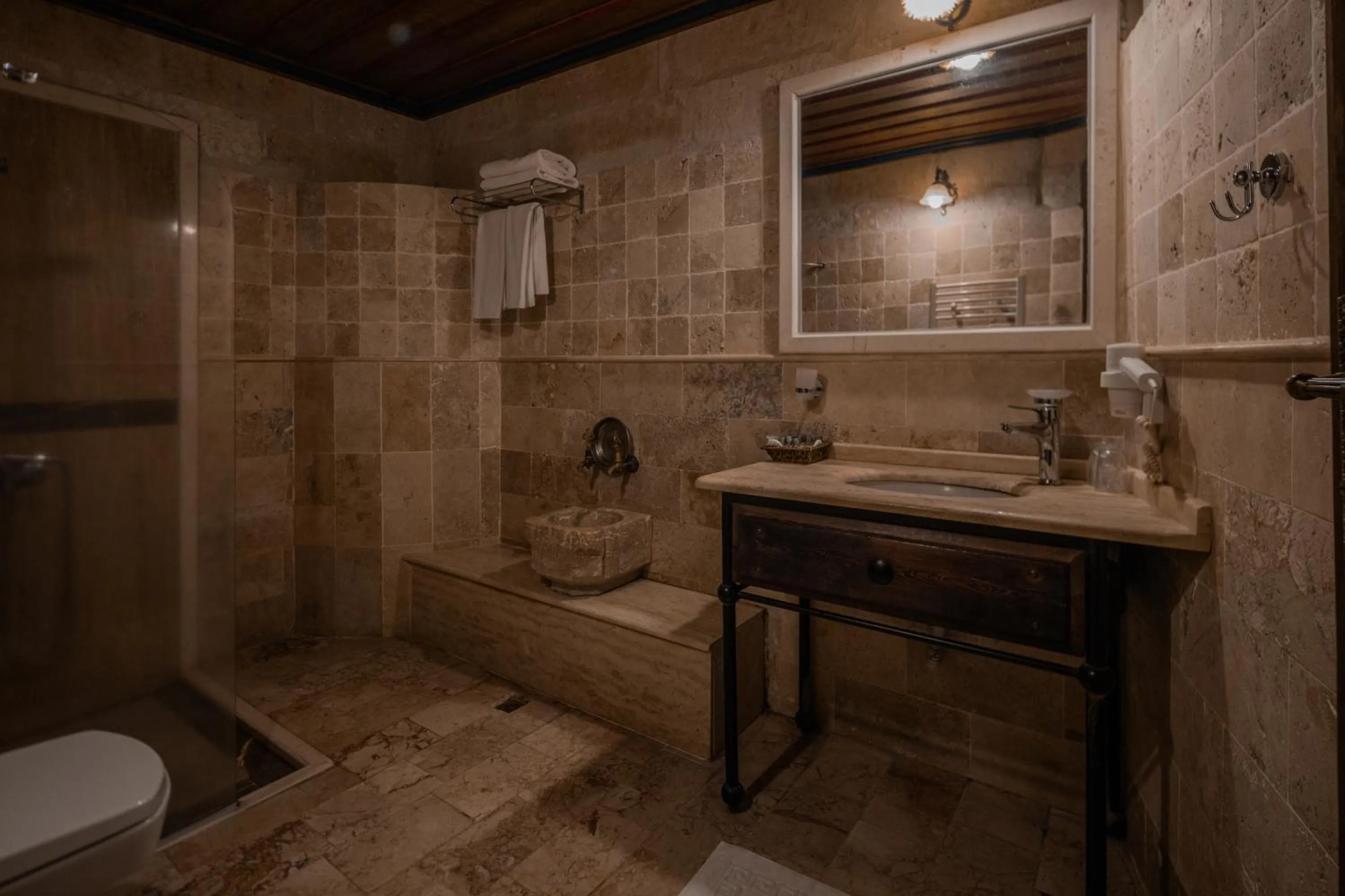 Bathroom in Aydinli Cave Hotel