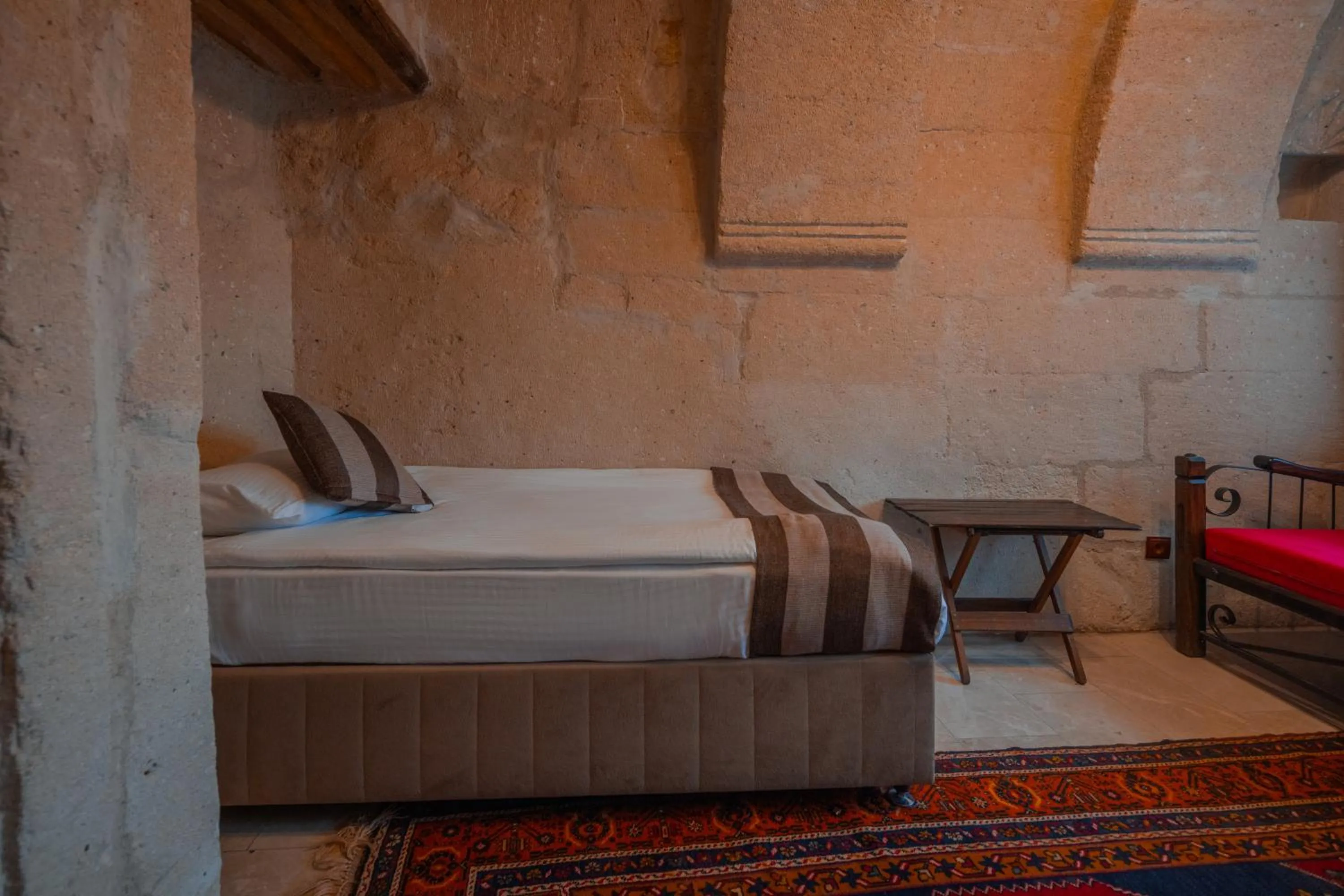 Bed in Aydinli Cave Hotel