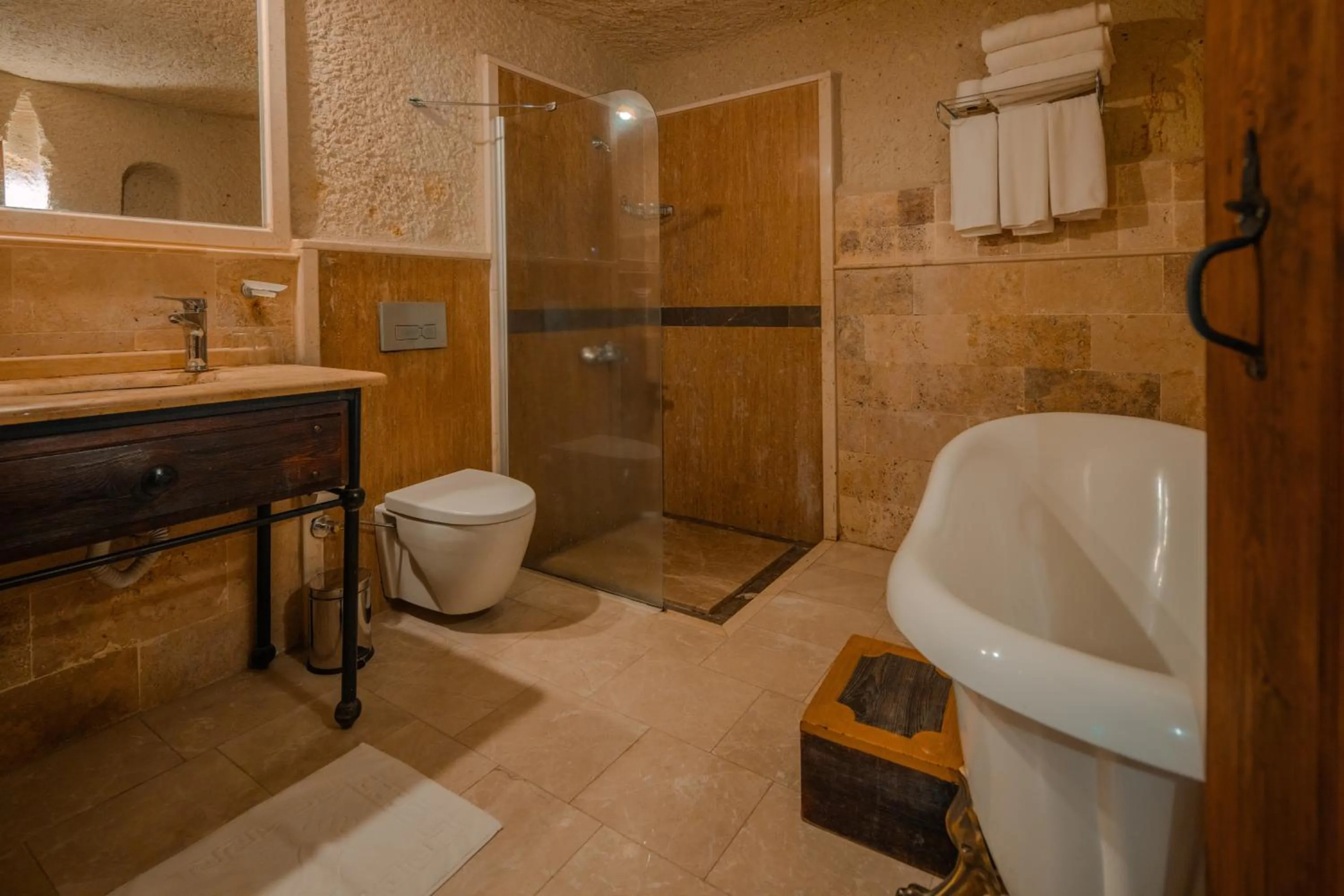 Bathroom in Aydinli Cave Hotel