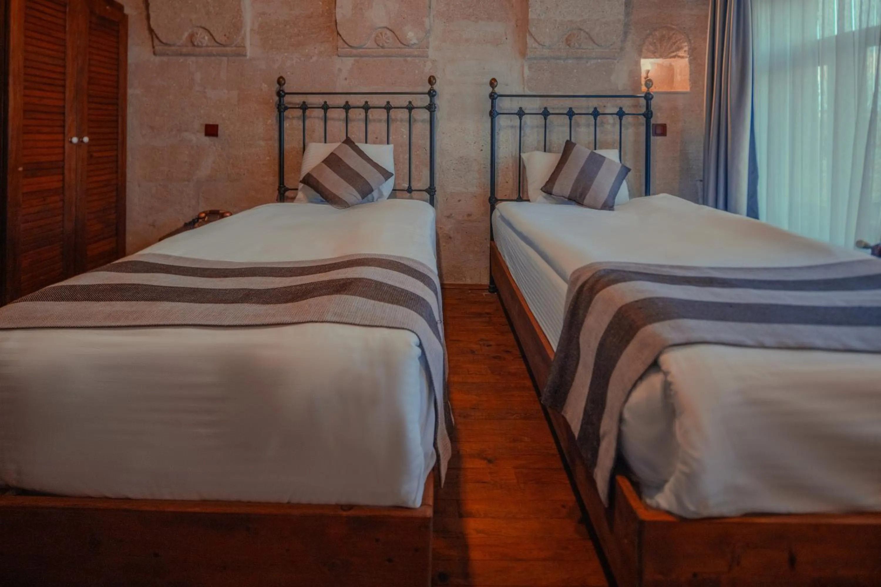 Bed in Aydinli Cave Hotel