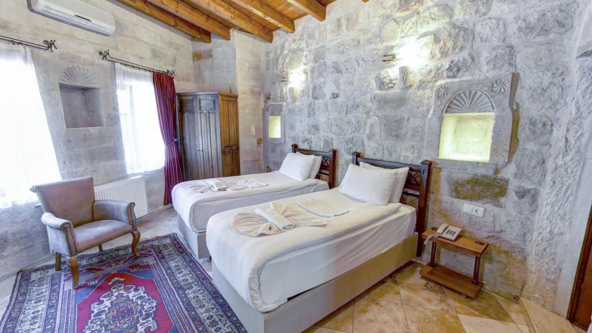 Deluxe Twin Room in Dervish Cave House & Restaurant