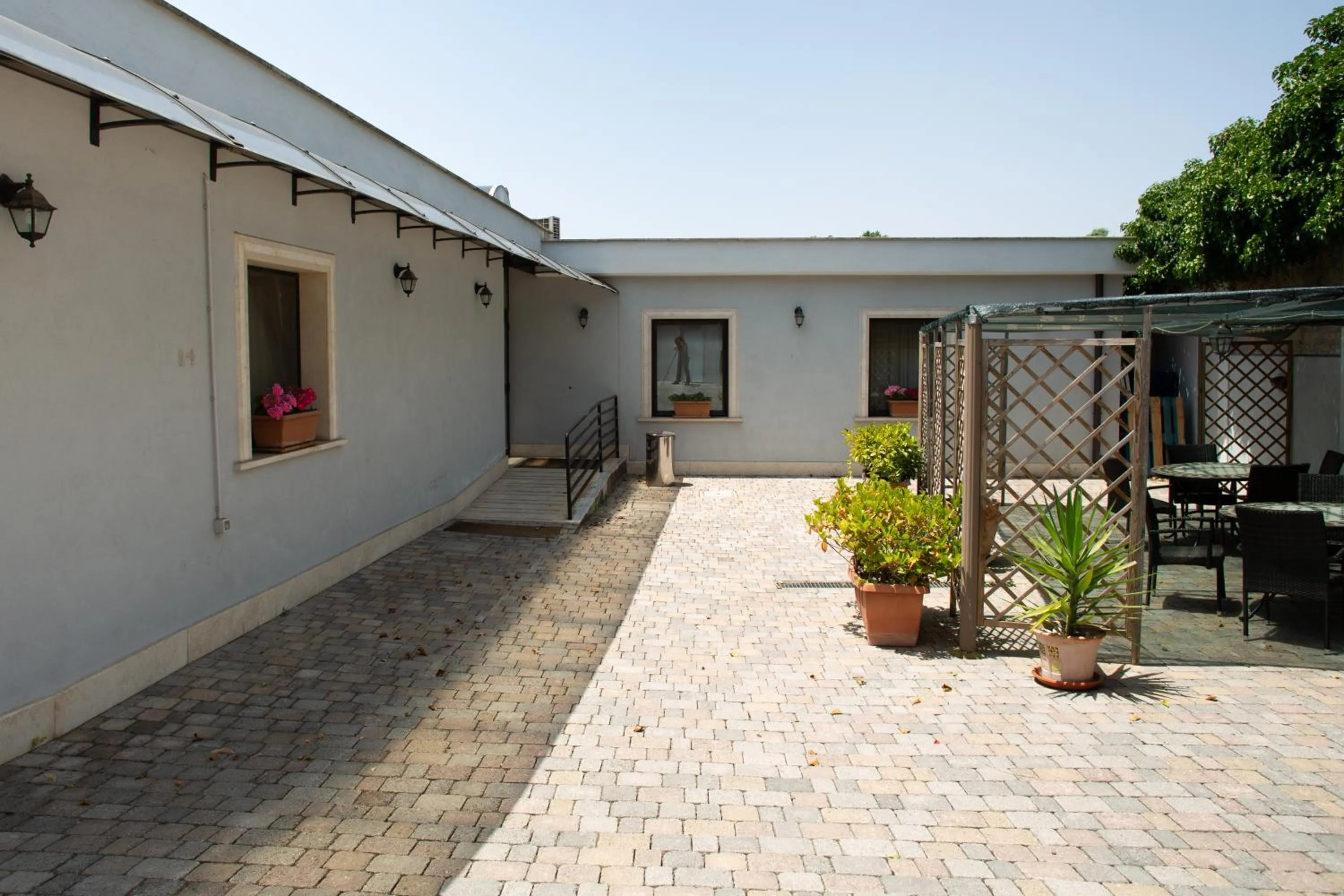 Patio in Cervara Park Hotel