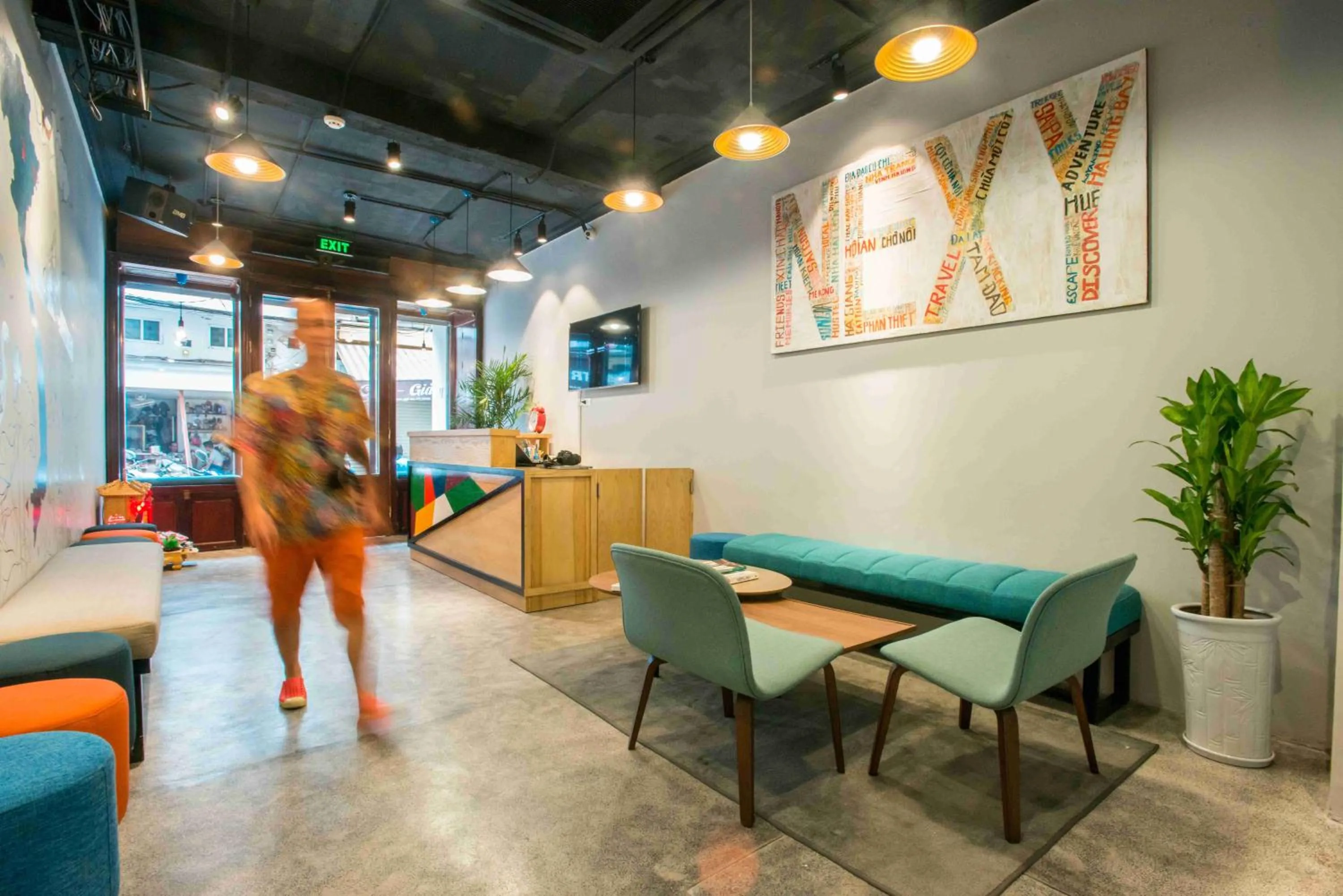 Lobby or reception in Nexy Hostel