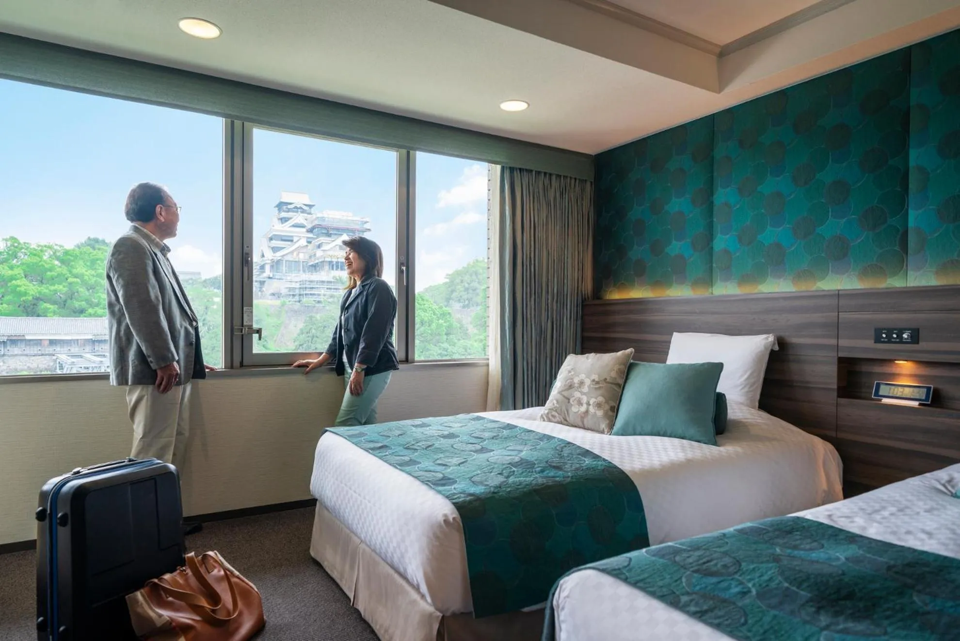 Bed in KKR Hotel Kumamoto