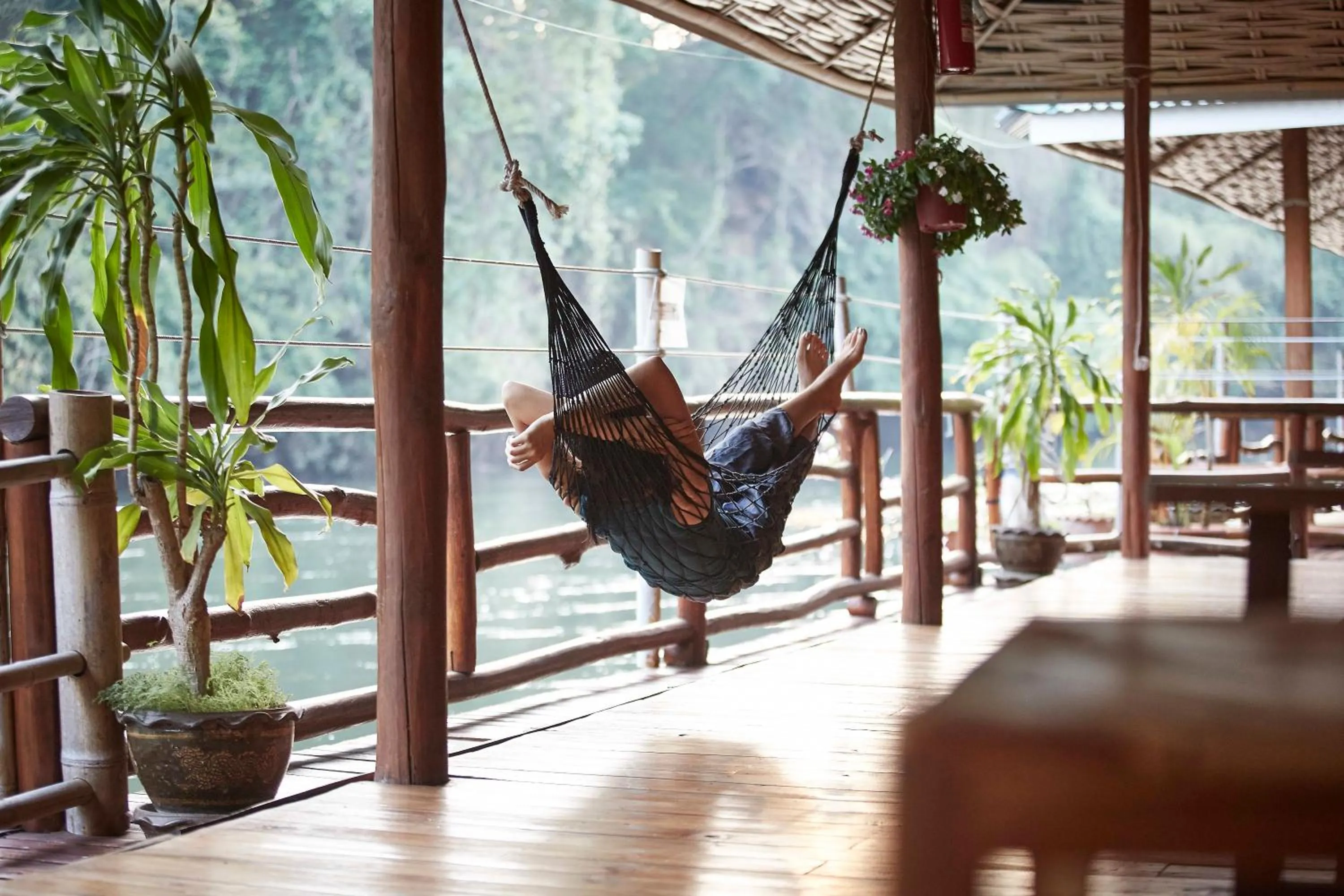 Patio in Mek Kiri Riverkwai Resort SHA